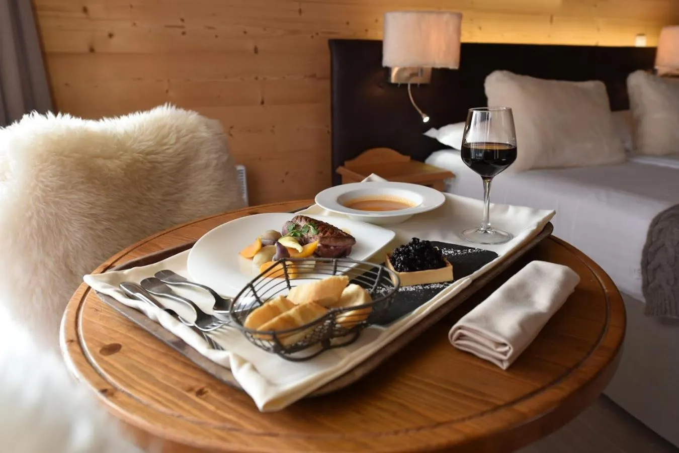 Food close-up, Bed in Chalet-Hôtel La Chemenaz
