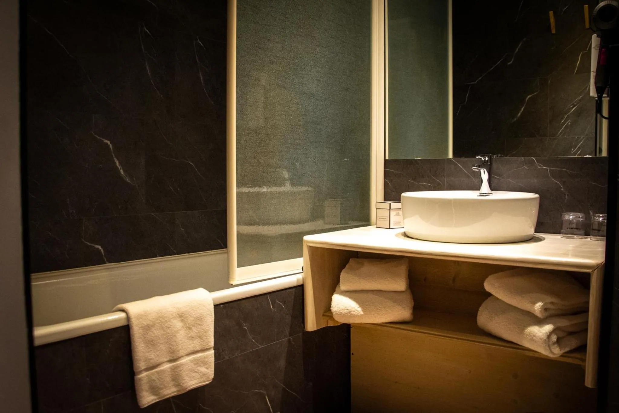 Bathroom in Chalet-Hôtel La Chemenaz