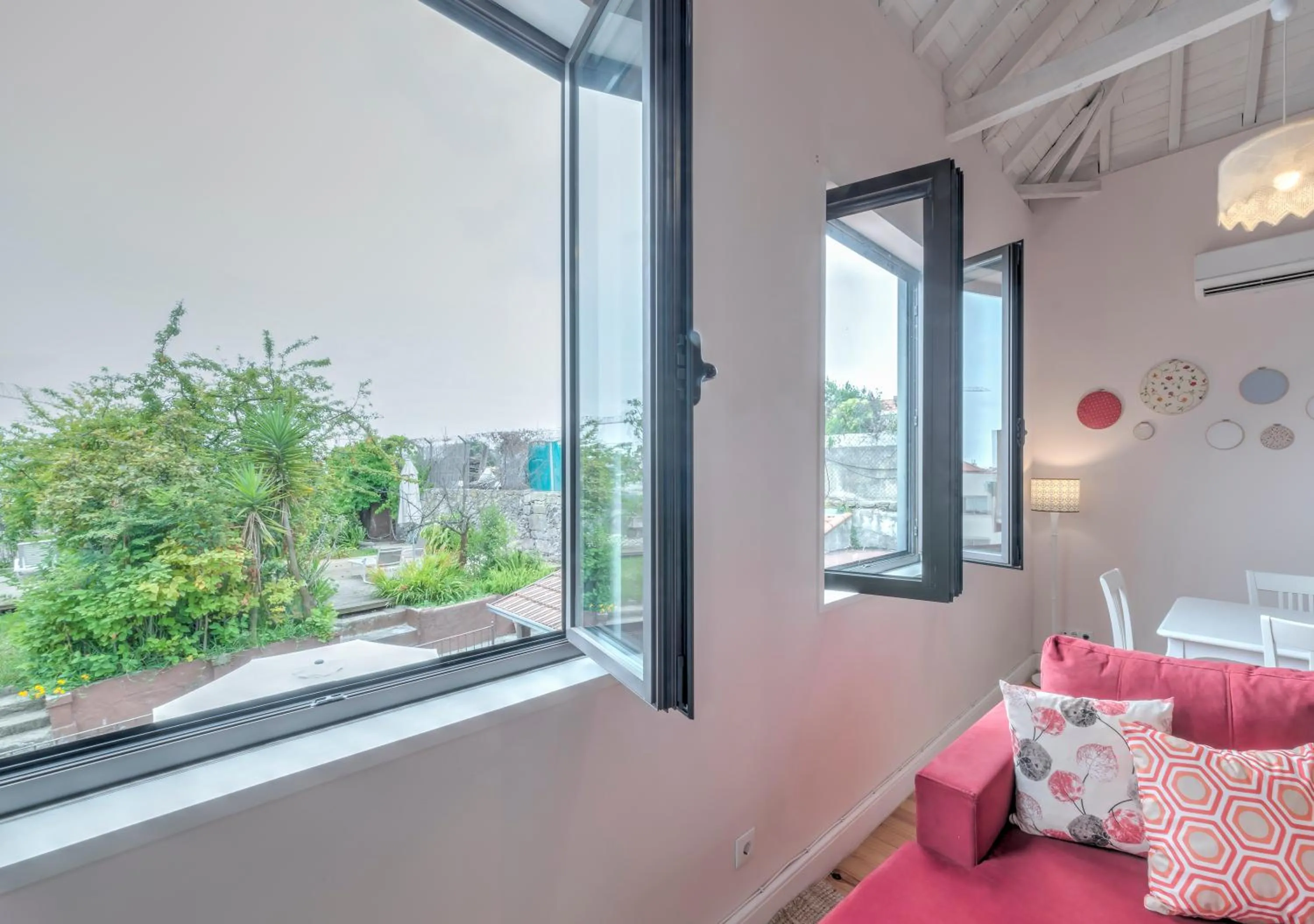 Balcony/Terrace, Bed in Look At Me - Serviced Lofts & Studios