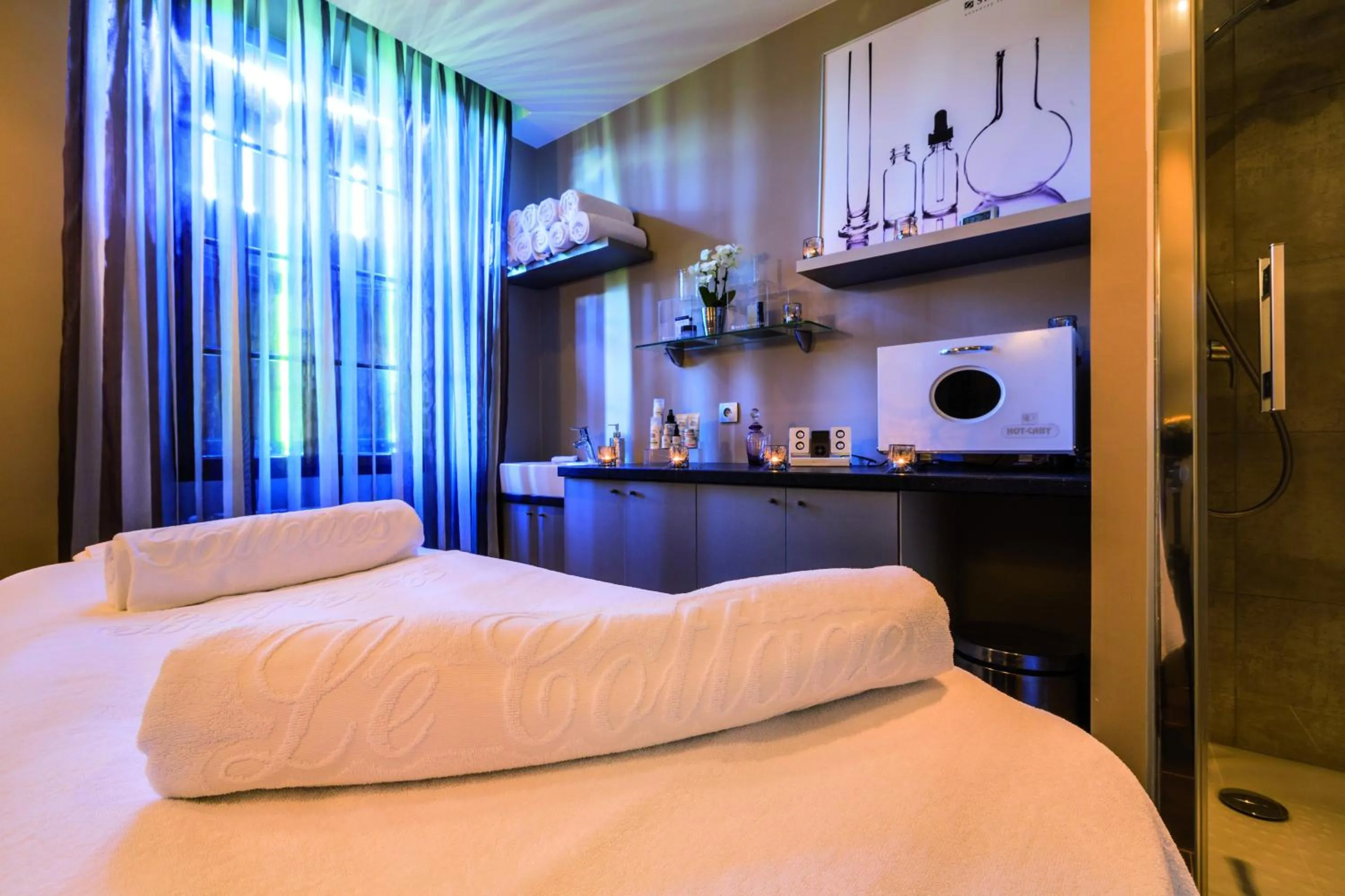 Spa and wellness centre/facilities, Bed in Hotel Le Cottage Bise