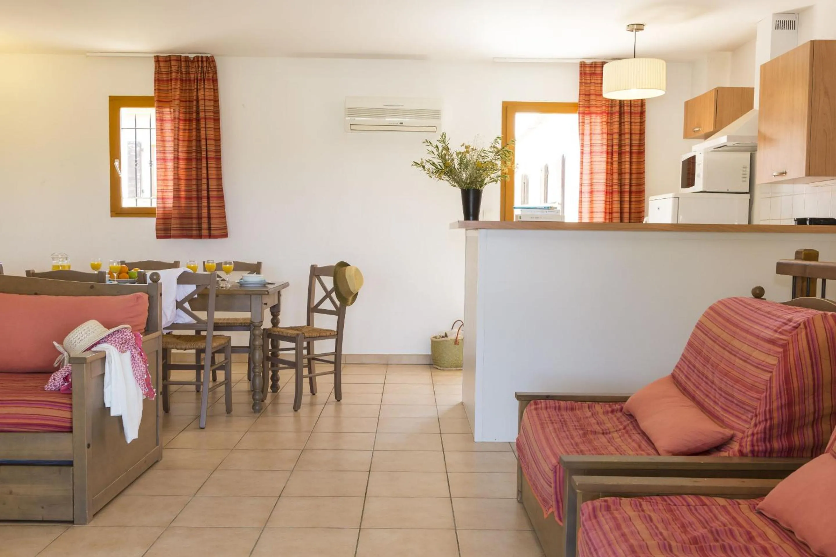 Kitchen or kitchenette in Résidence Odalys Les Hameaux de Capra Scorsa