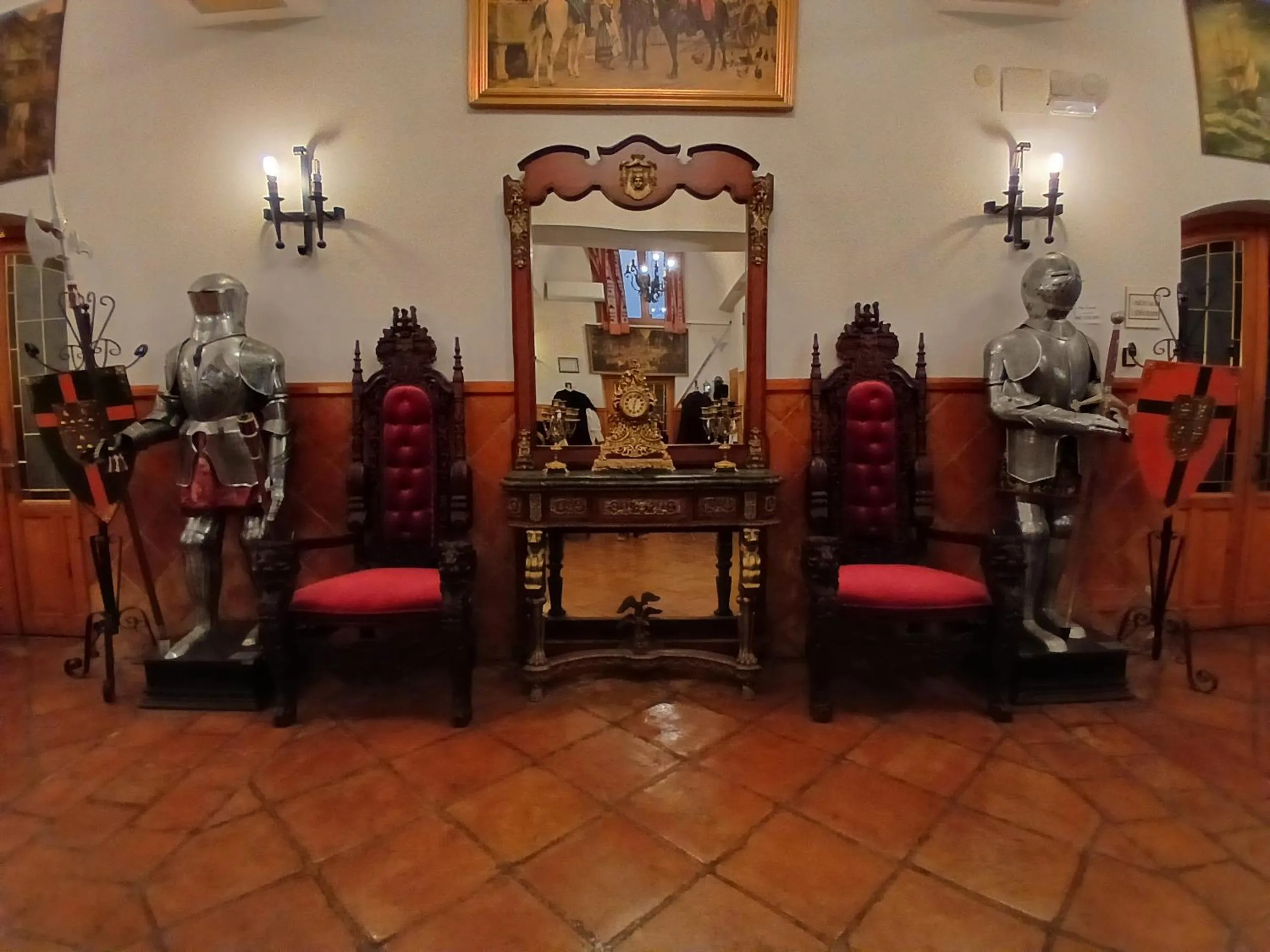 Lobby or reception in Hotel Rural Hospedería de los Calatravos