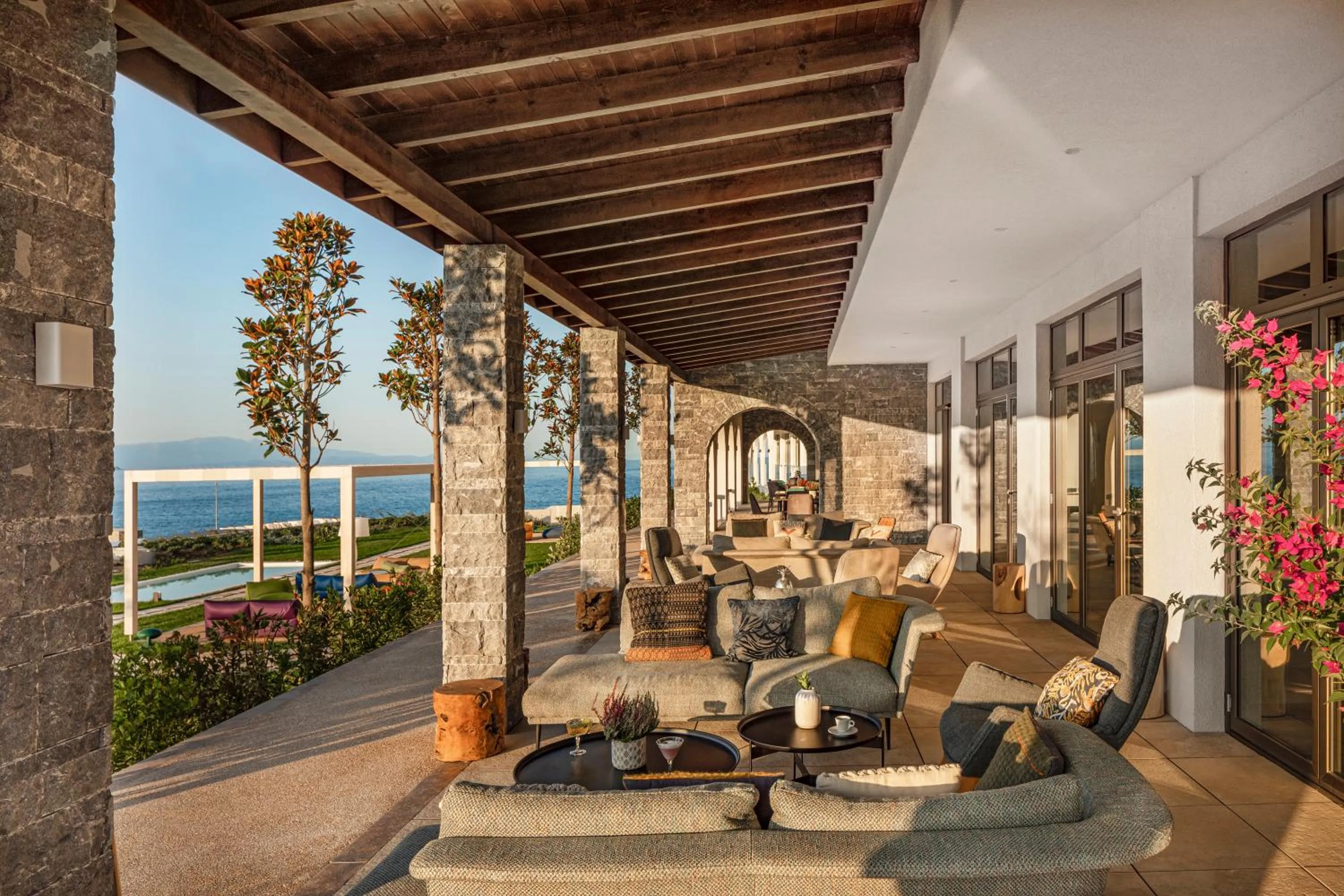 Lounge or bar in Mount Athos Resort