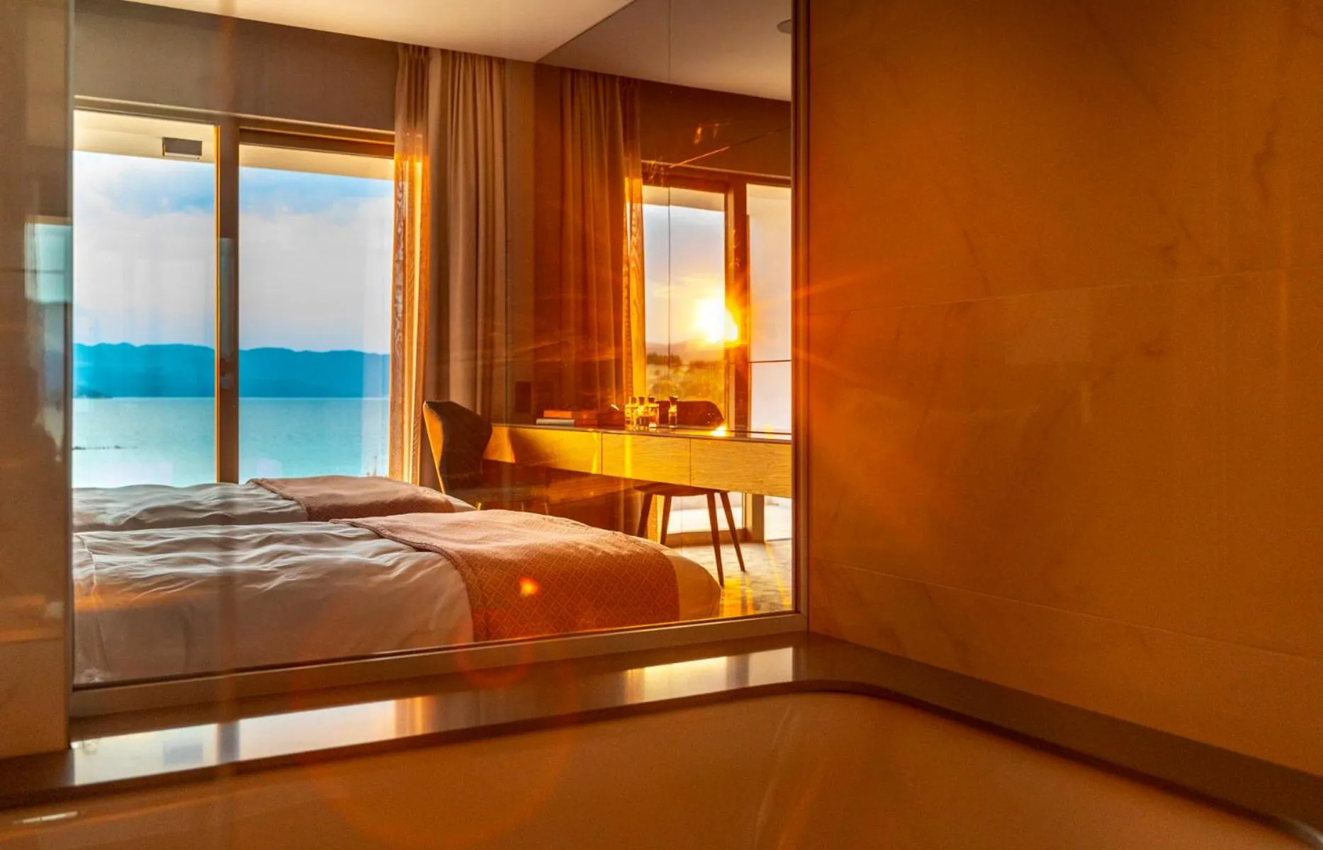 Bed in Mount Athos Resort