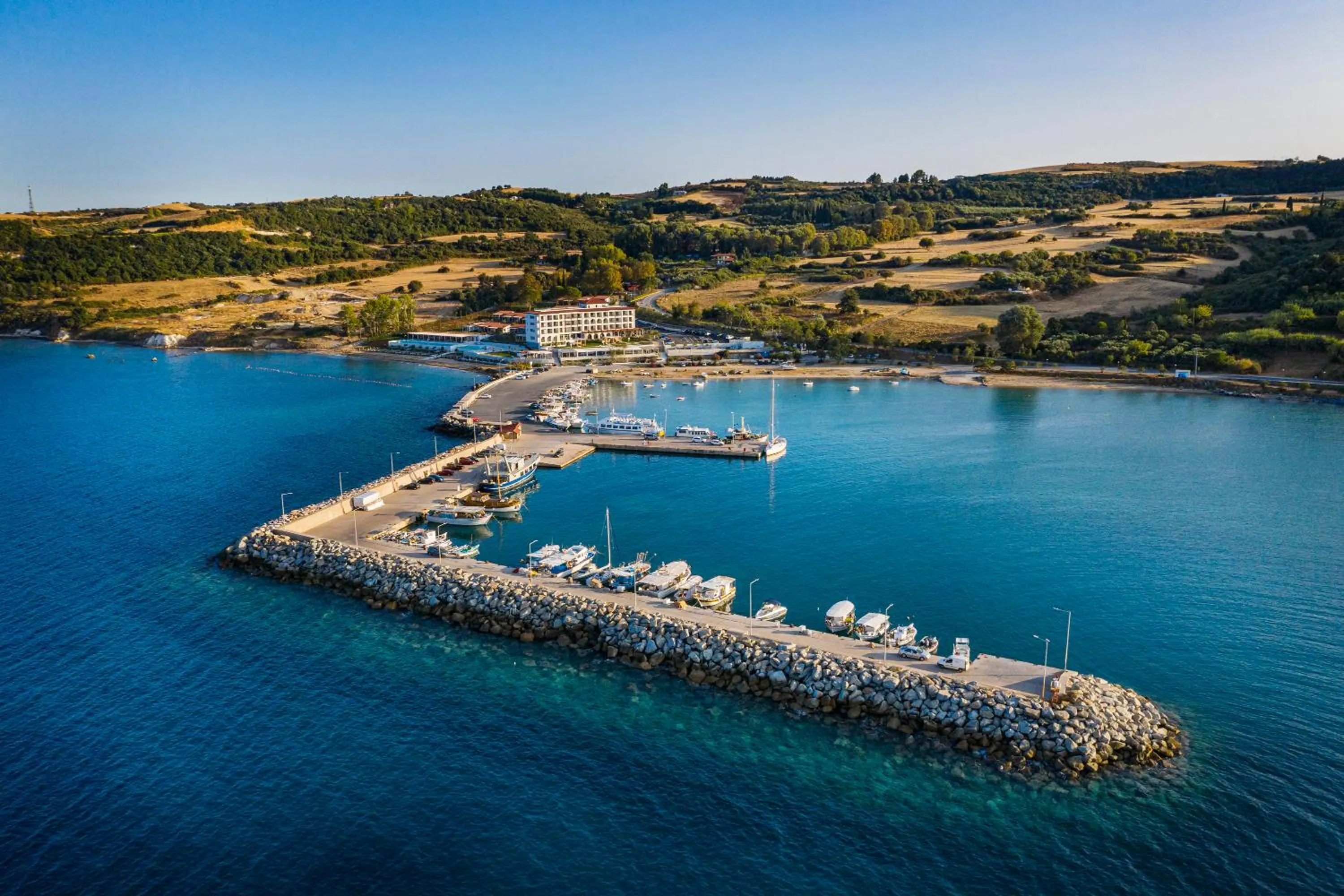 Bird's eye view in Mount Athos Resort