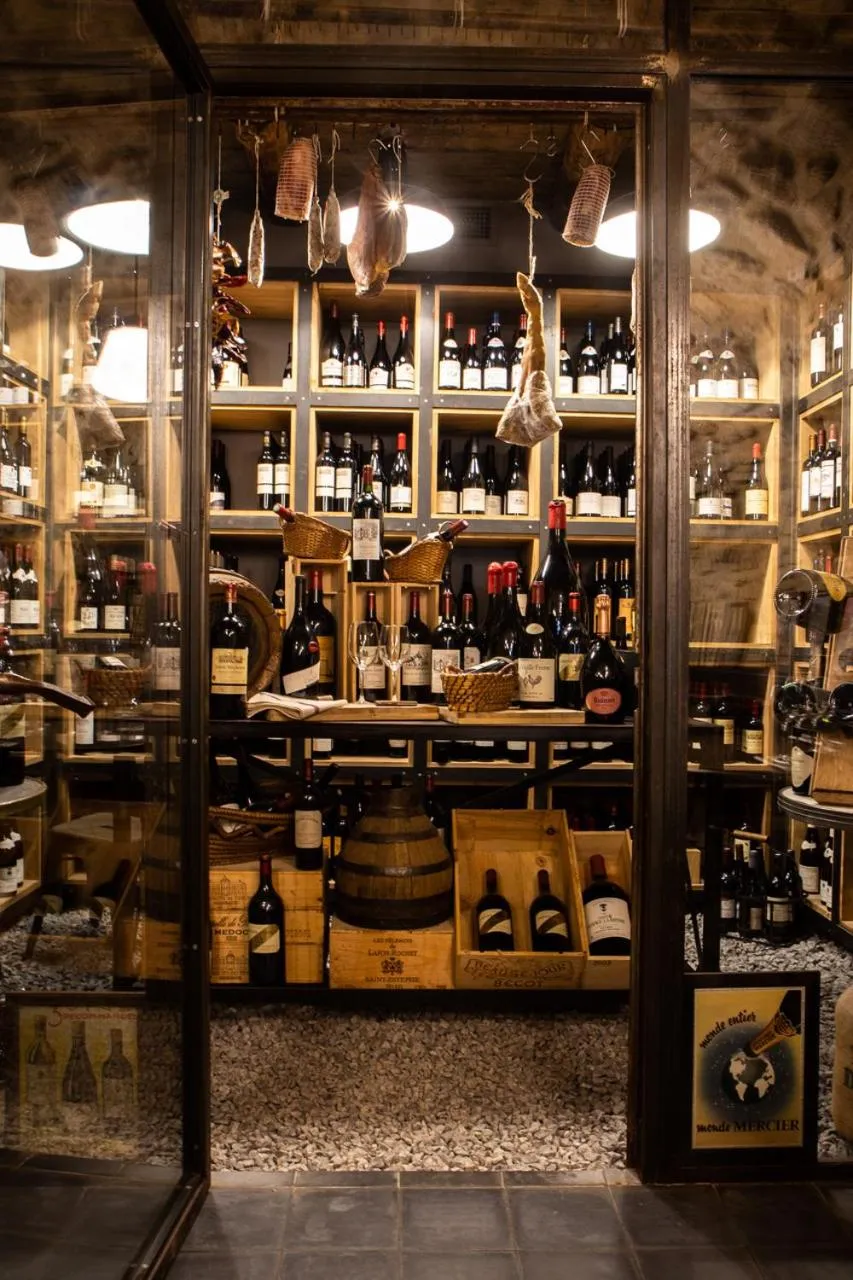 Lounge or bar in Auberge de Banne