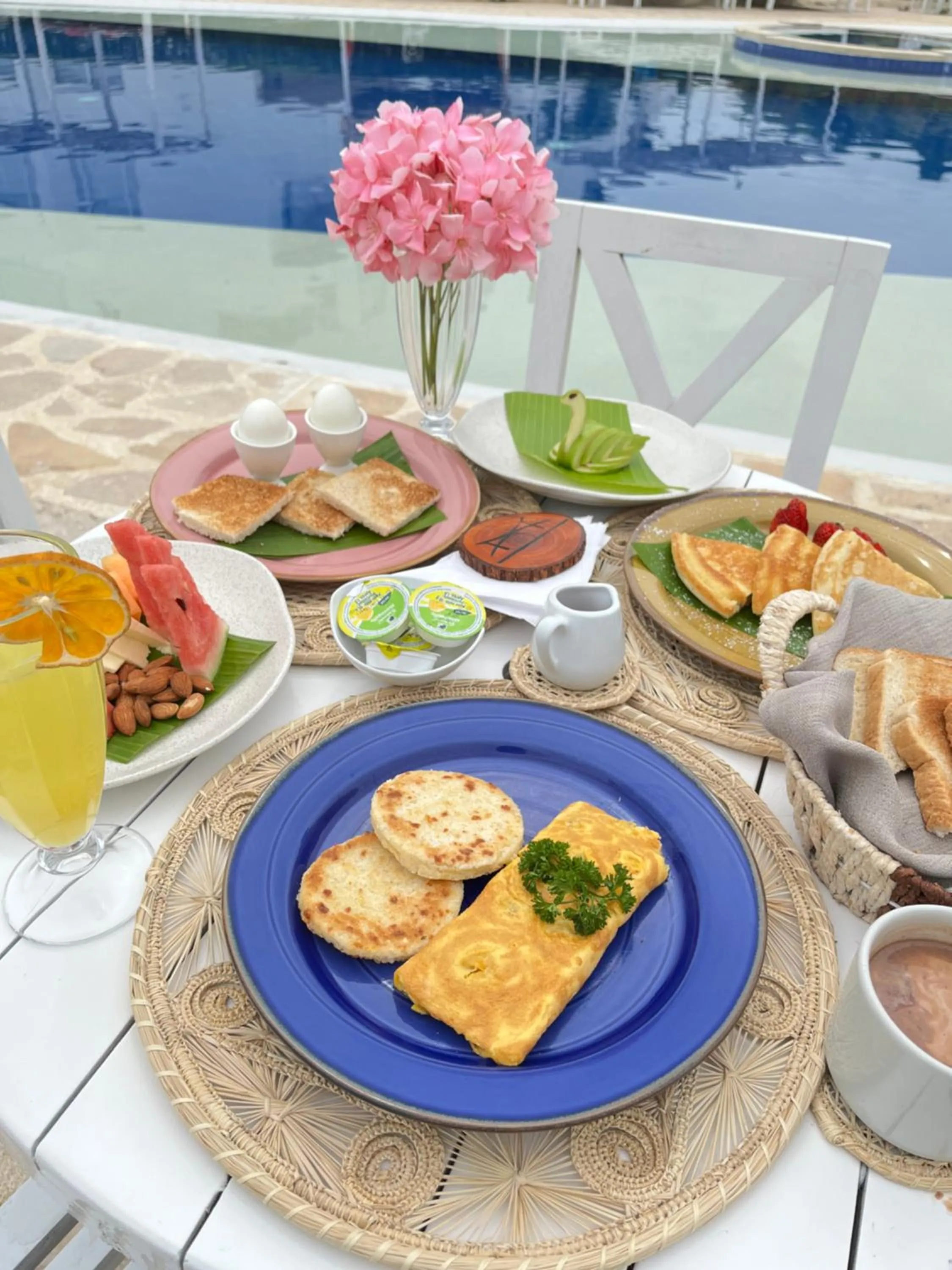 Continental breakfast in Santo Manglar Cartagena Life Wellness Spa Hotel