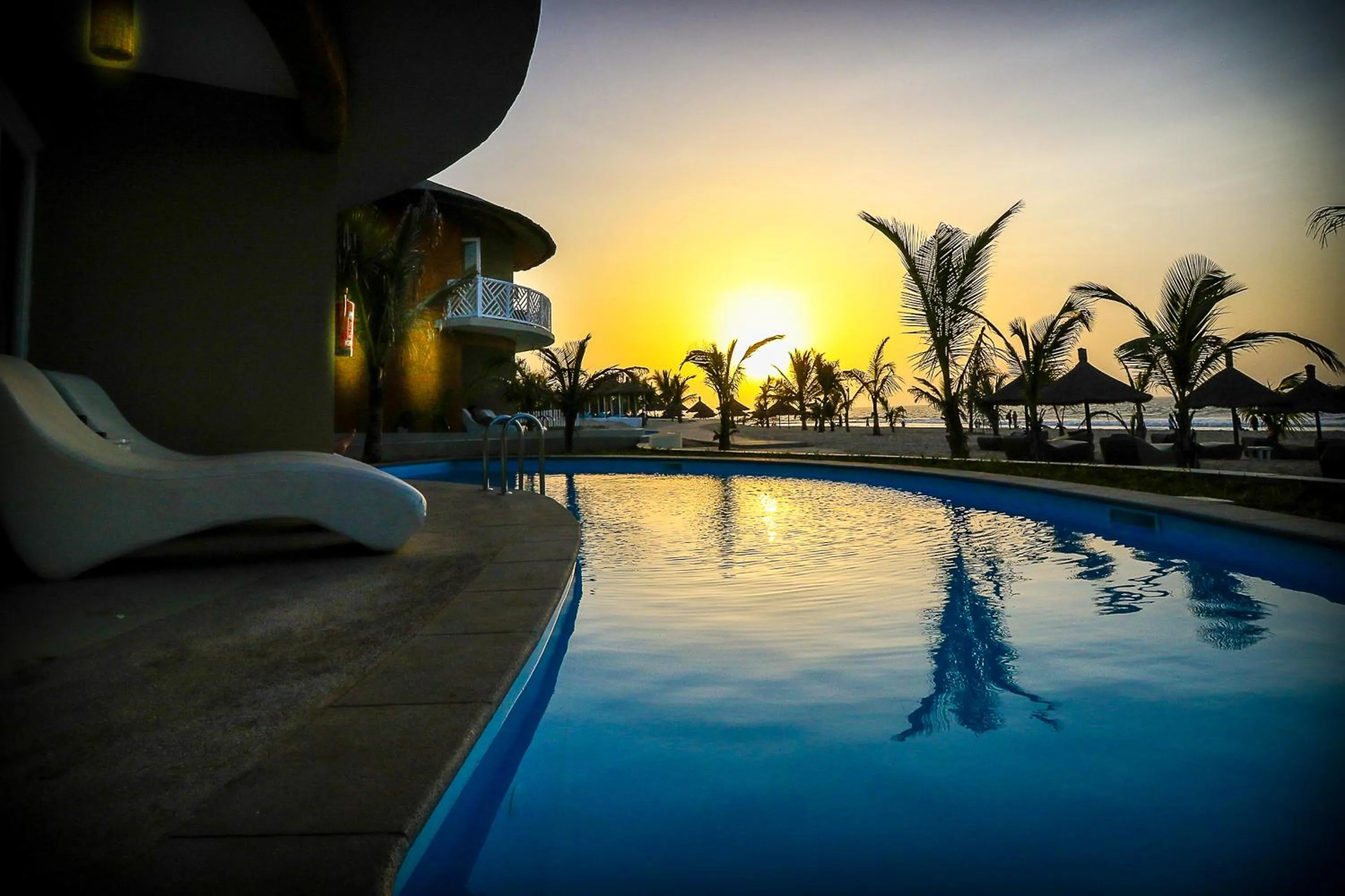 Sunrise in Balafon Beach Resort