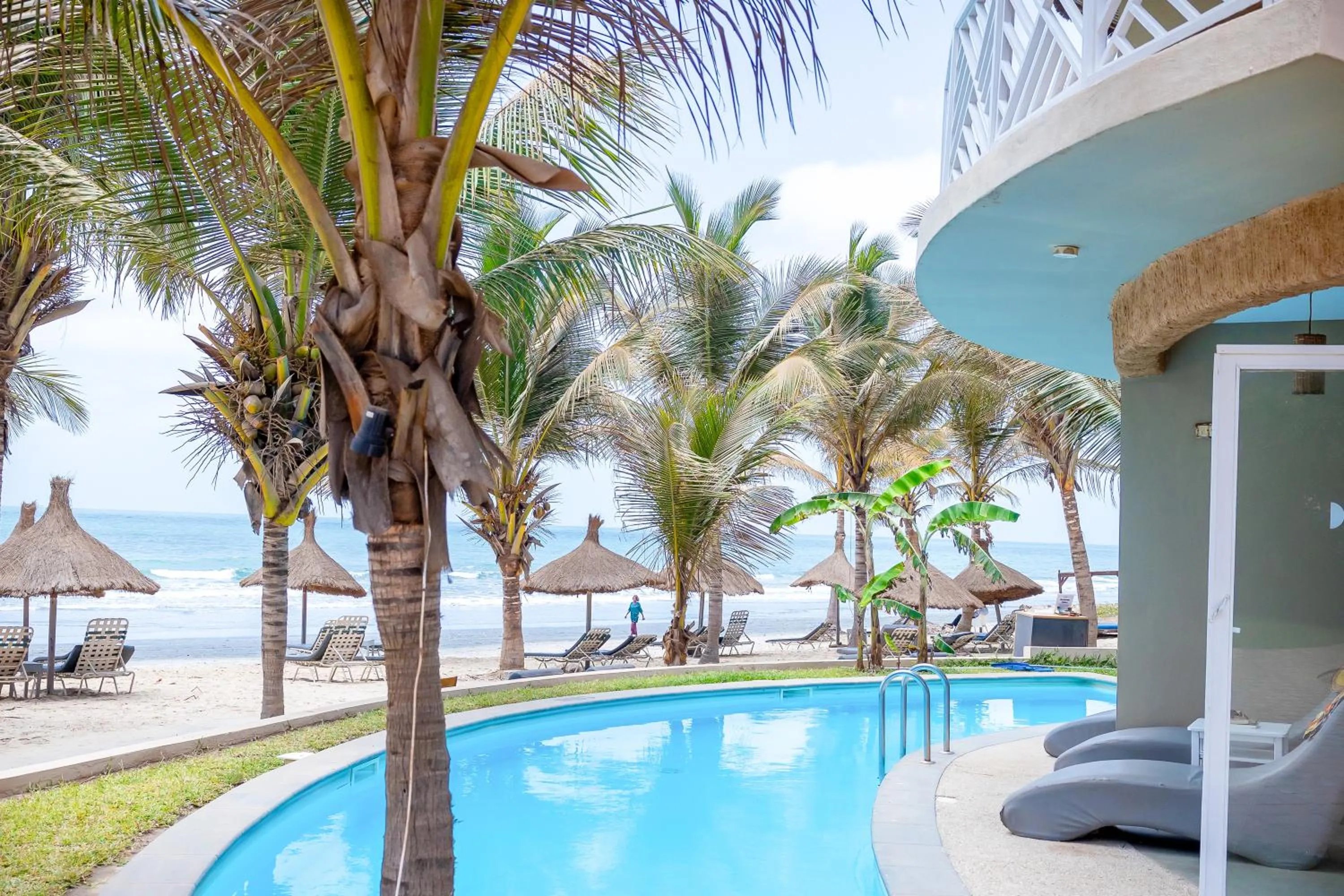 Swimming pool in Balafon Beach Resort