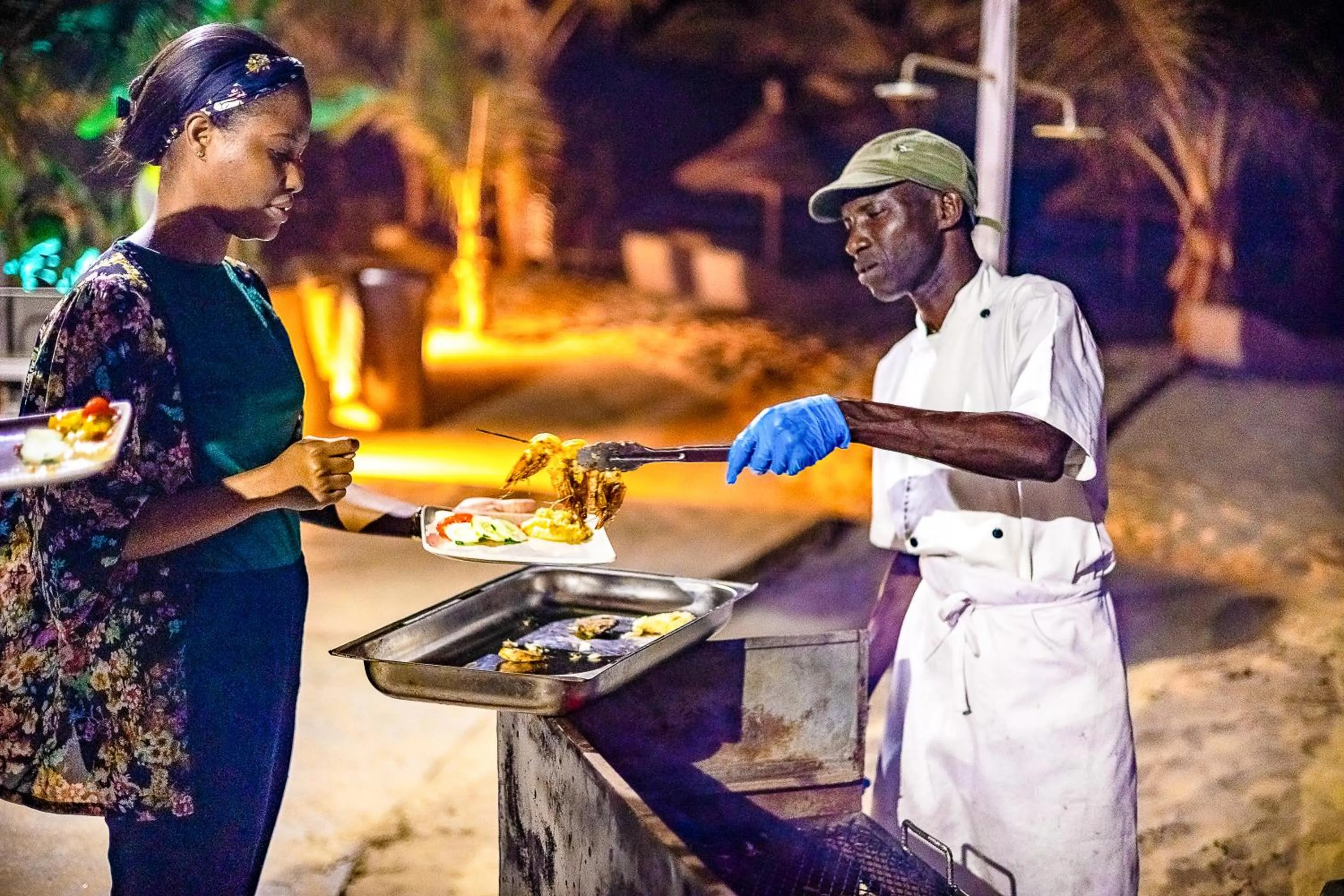 Food in Balafon Beach Resort