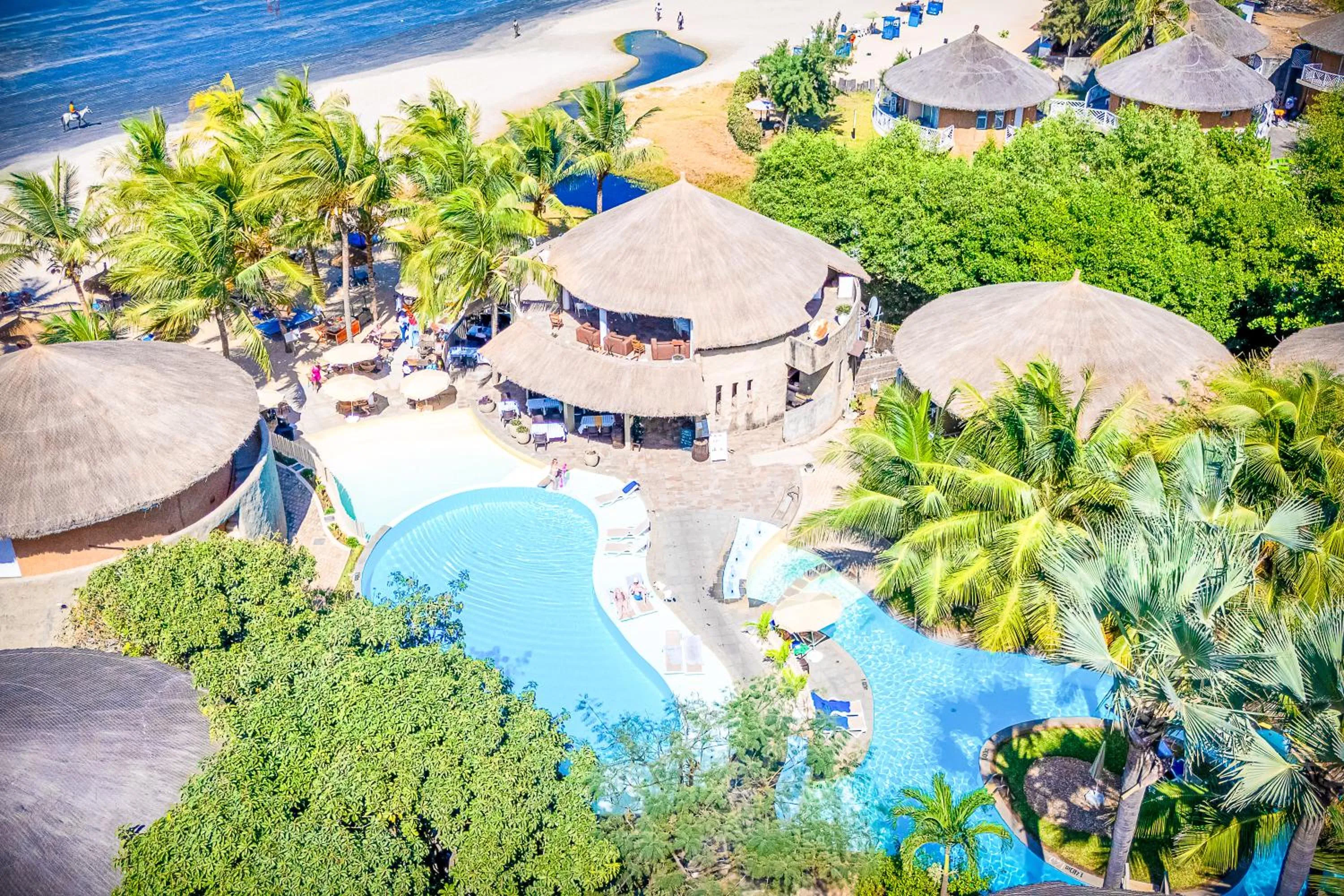 Bird's eye view in Balafon Beach Resort