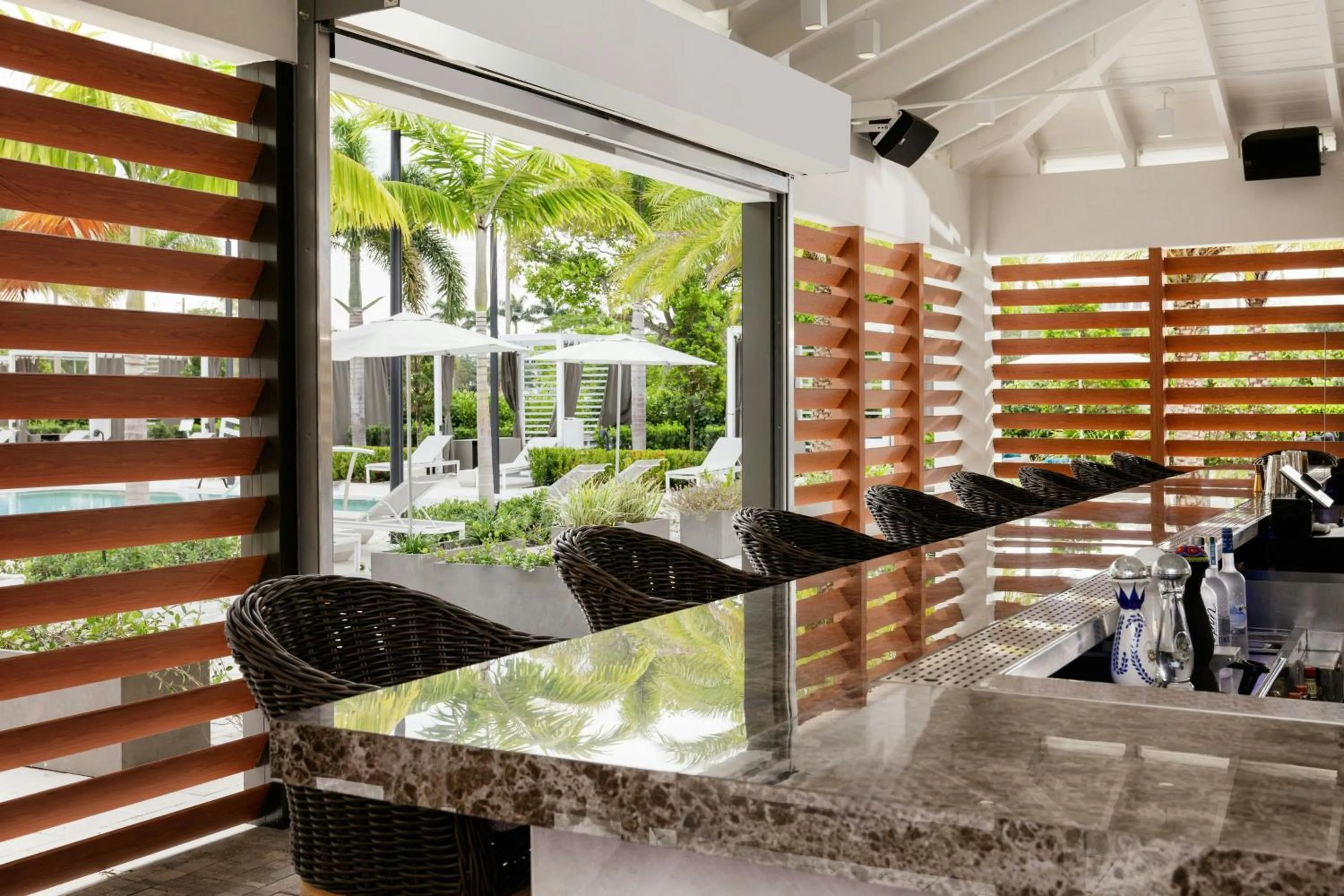 Swimming pool in Renaissance Boca Raton Hotel