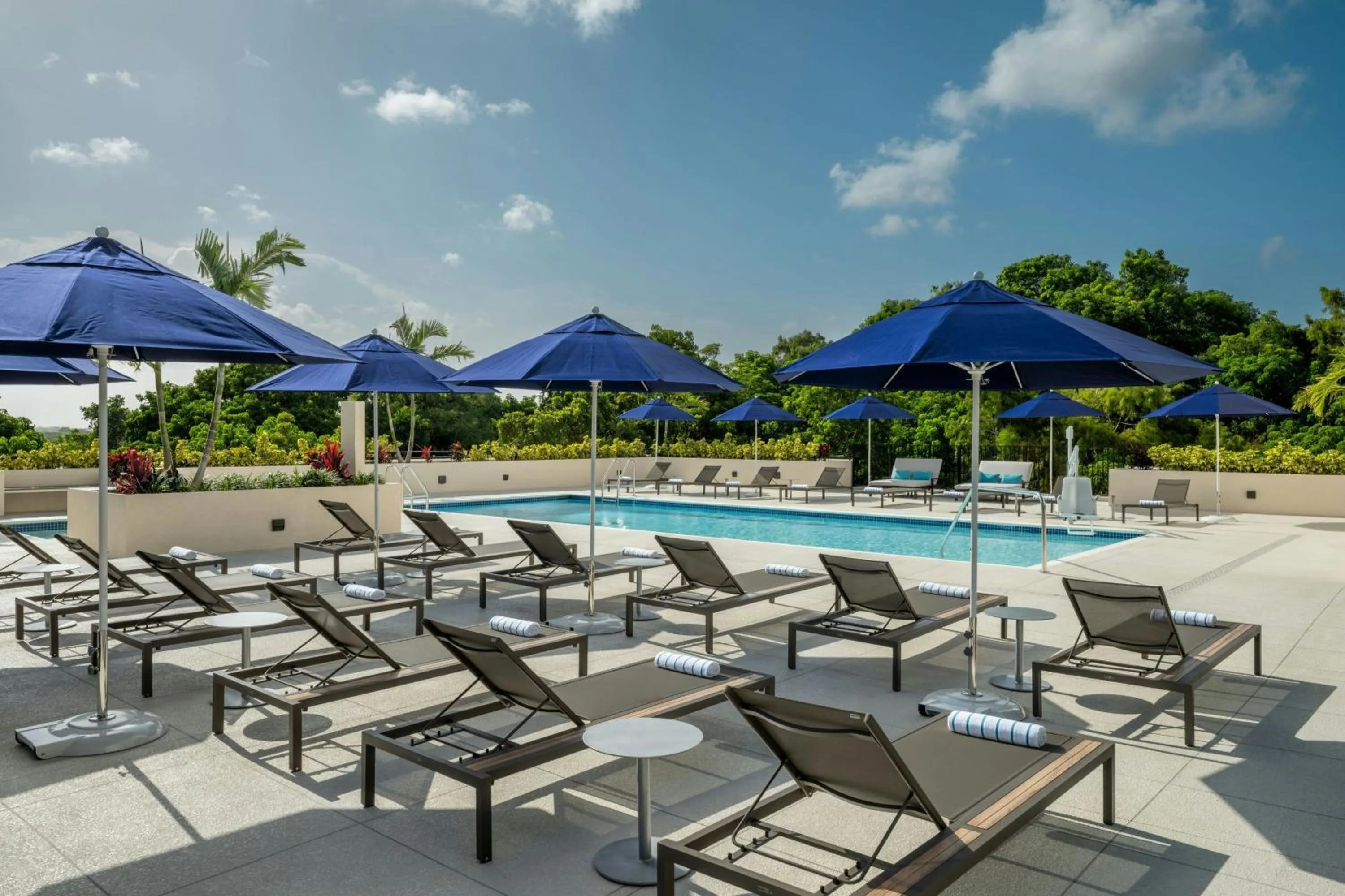 Swimming pool in Fort Lauderdale Marriott North
