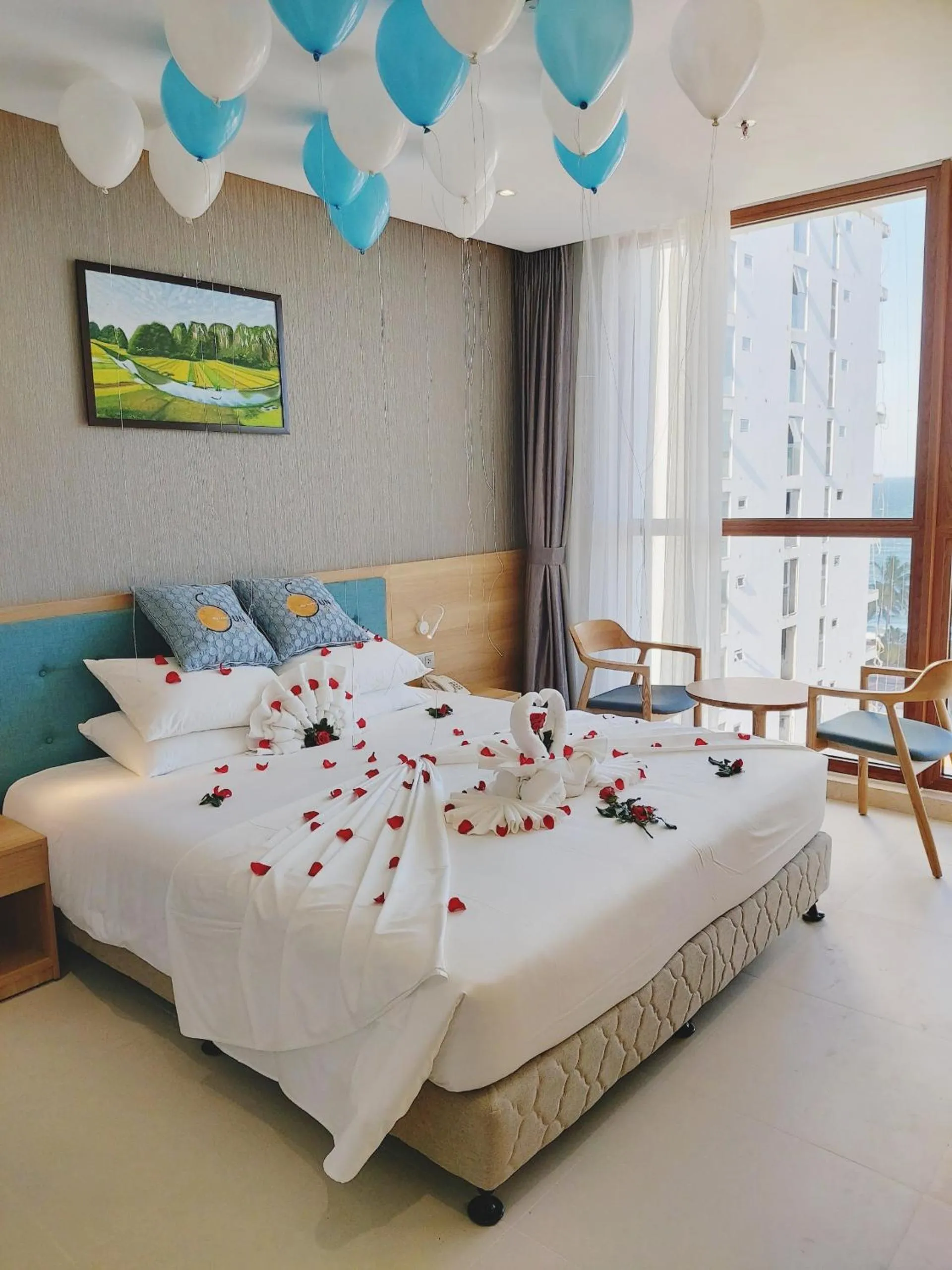 Bed in Sun Kiss Hotel