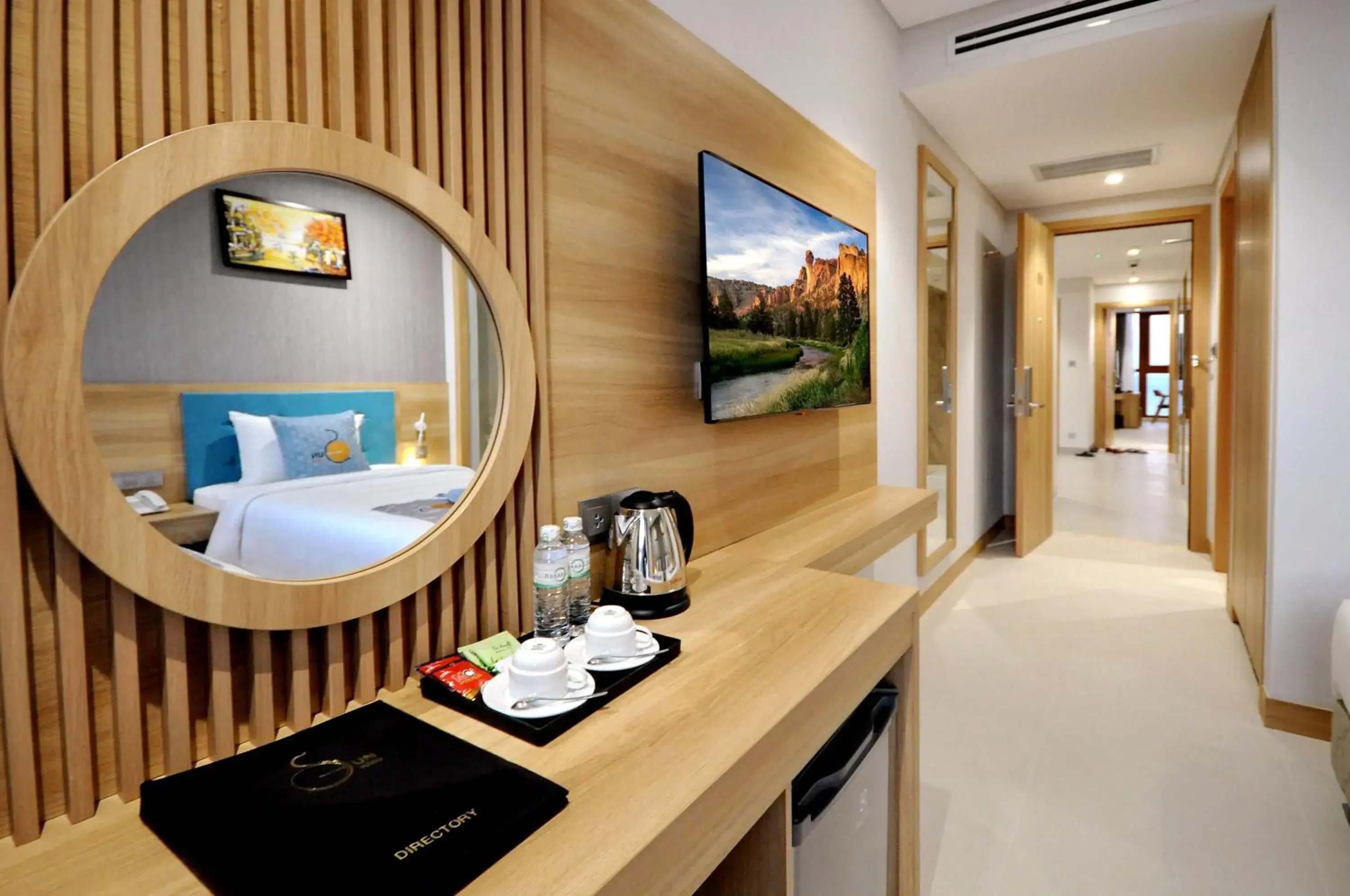 Deluxe Twin Room in Sun Kiss Hotel Deluxe Twin Room in Sun Kiss Hotel