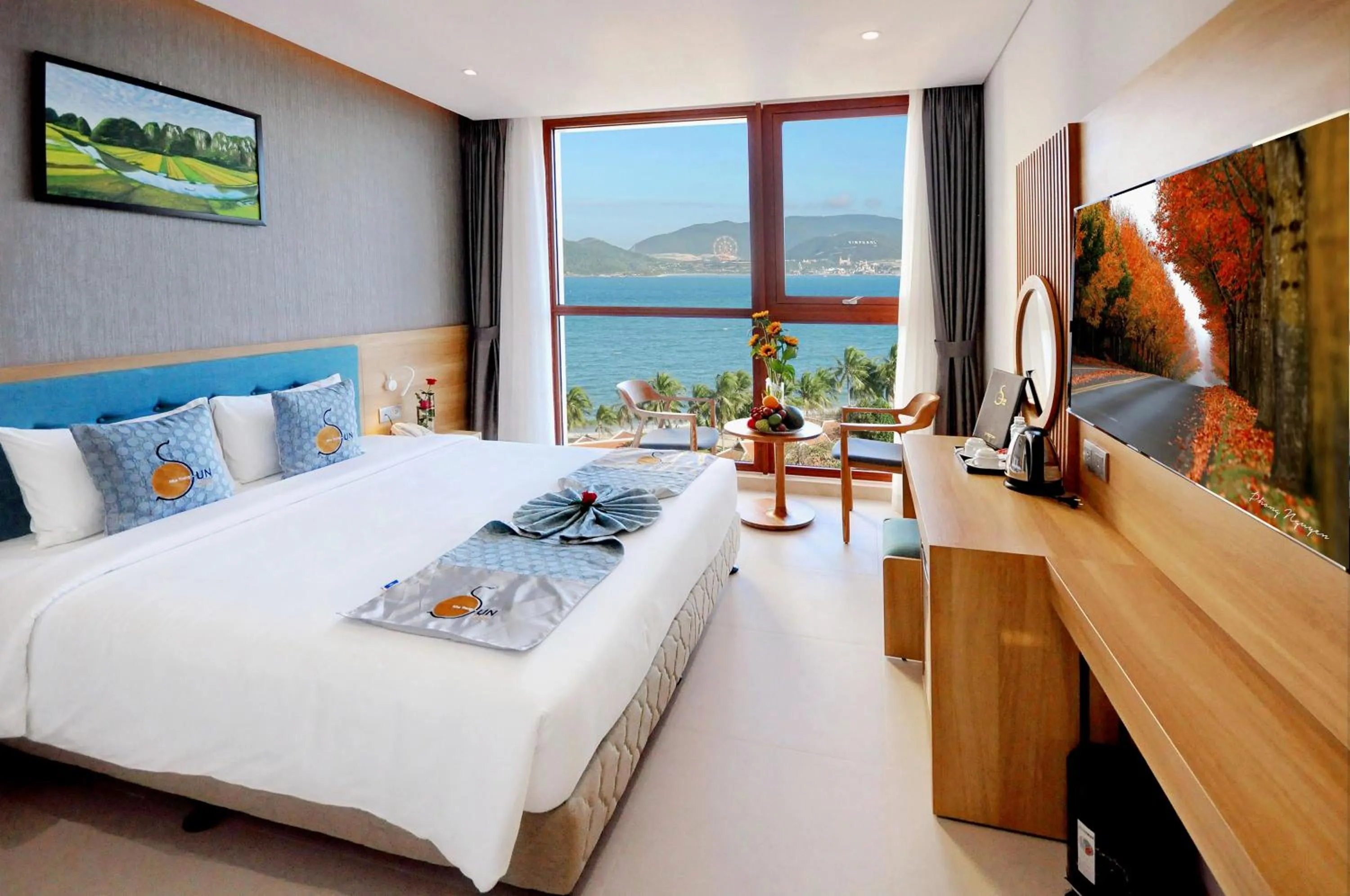 Photo of the whole room, Bed in Sun Kiss Hotel