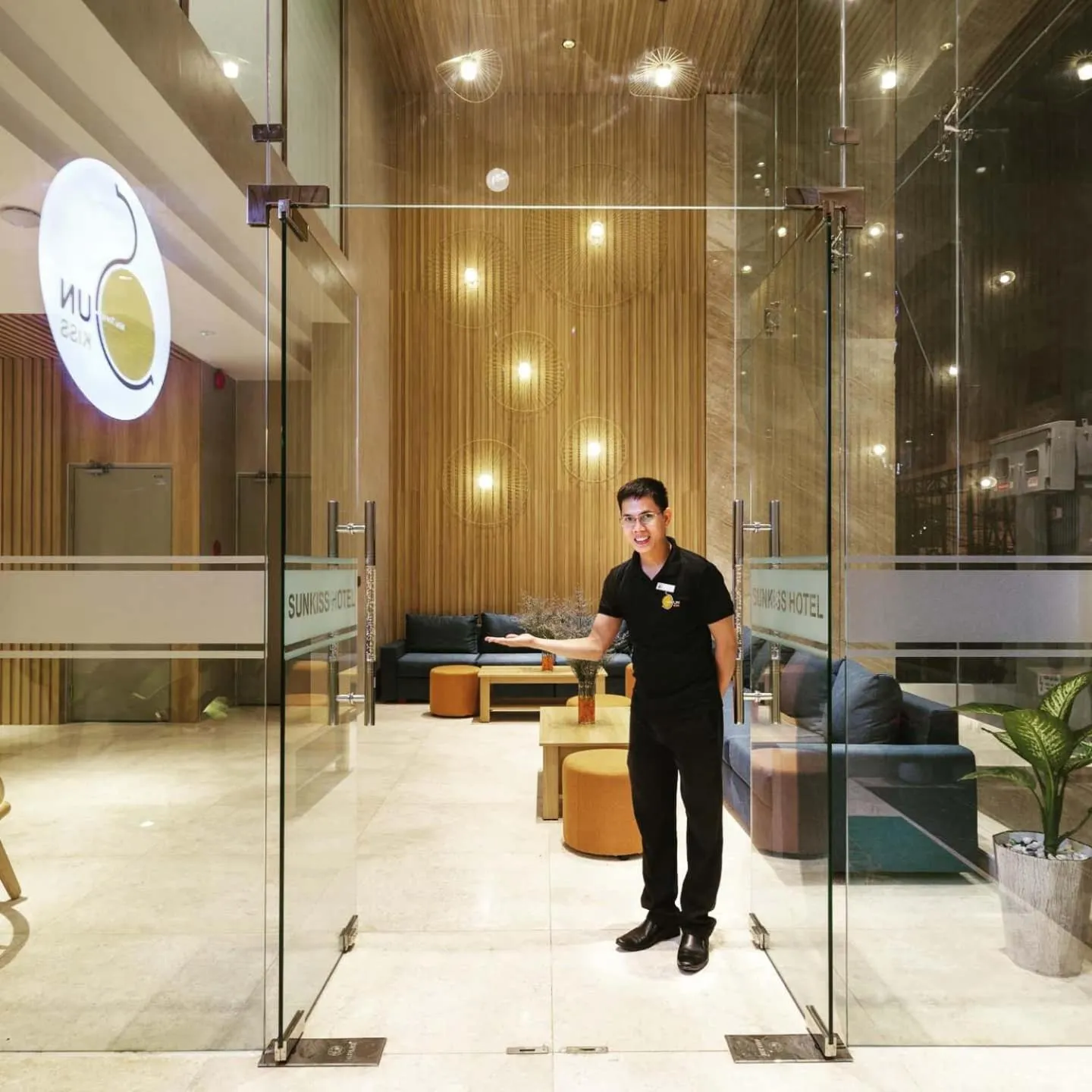 Lobby or reception in Sun Kiss Hotel