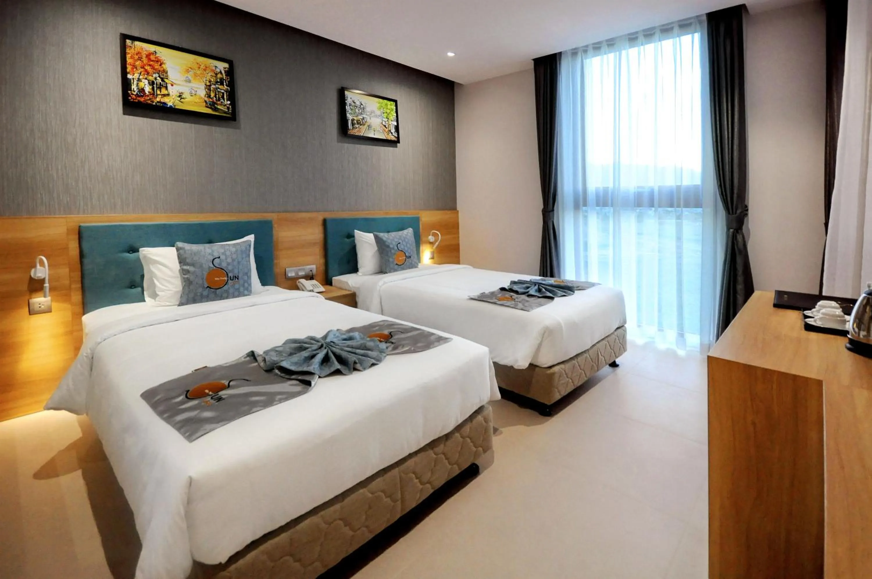 Bed in Sun Kiss Hotel