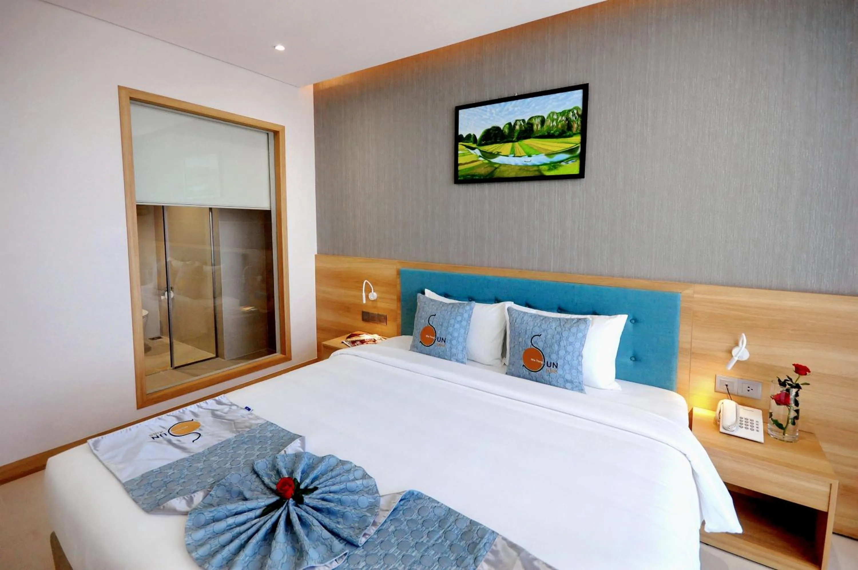 Bed in Sun Kiss Hotel