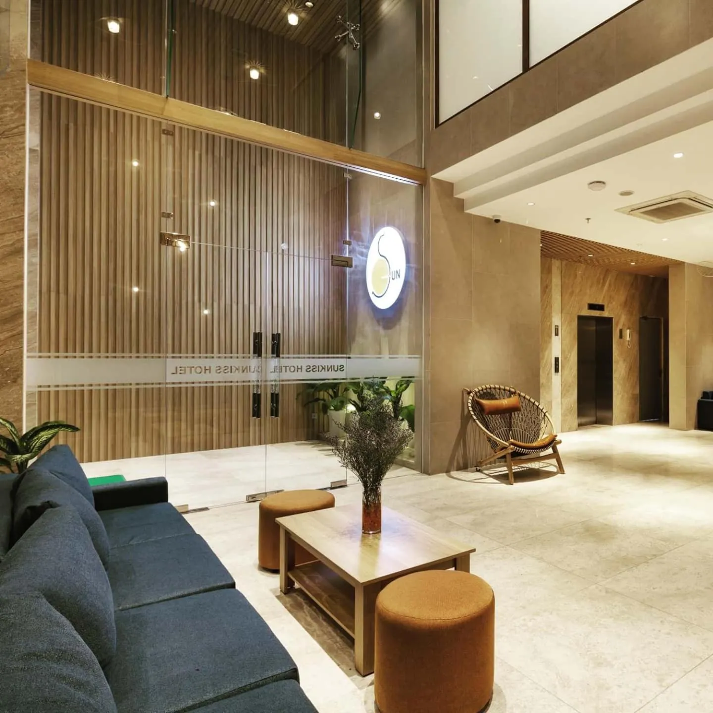 Lobby or reception in Sun Kiss Hotel