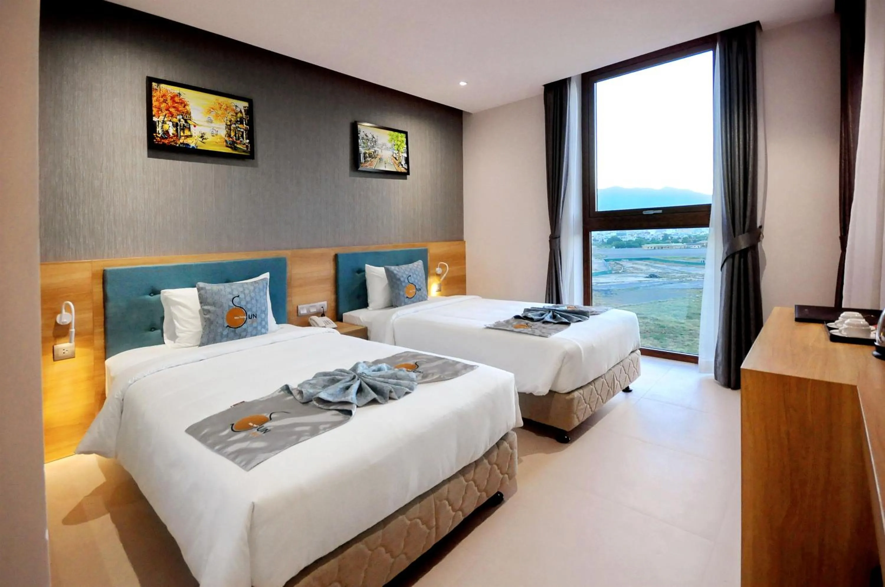 Photo of the whole room, Bed in Sun Kiss Hotel