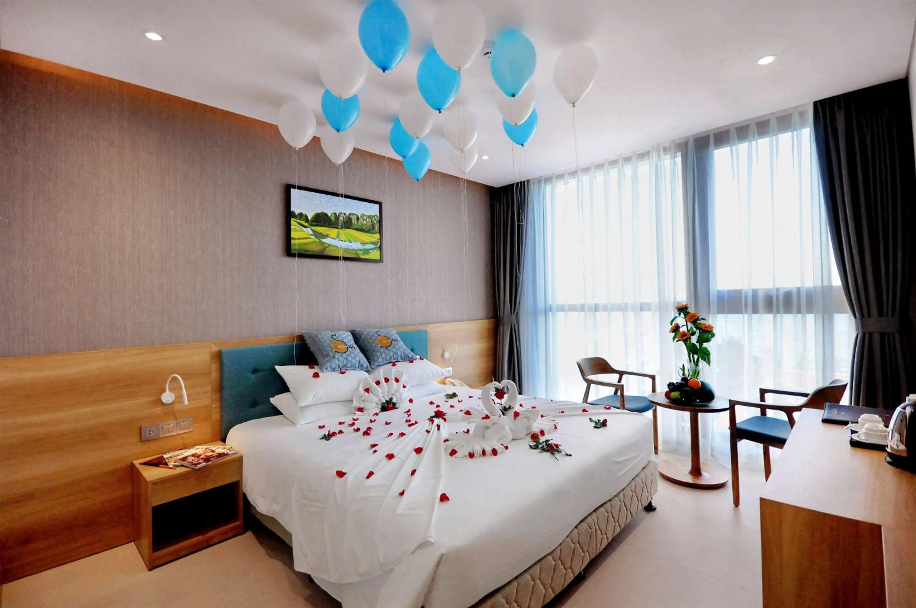 Bed in Sun Kiss Hotel