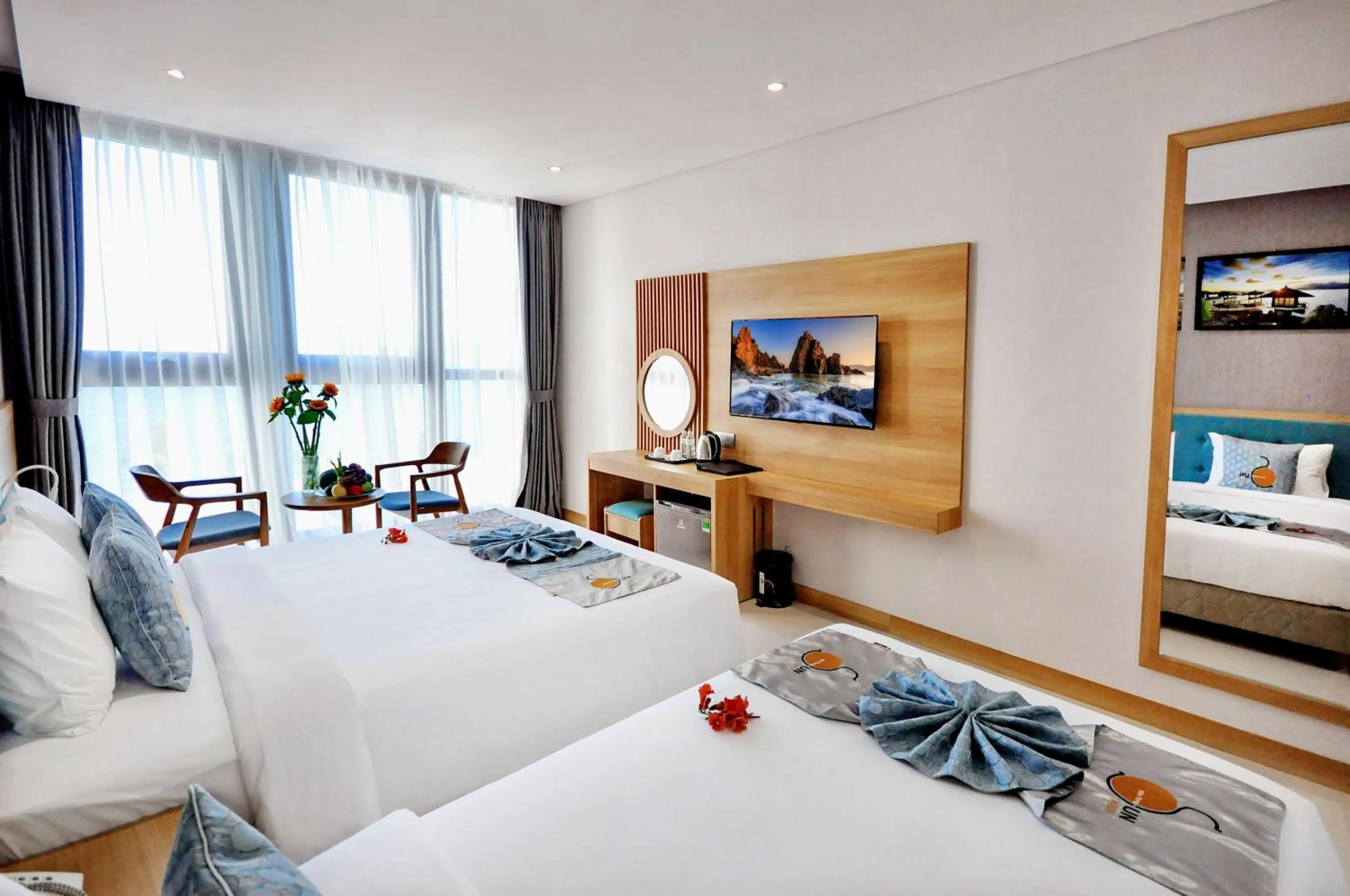 Photo of the whole room, Bed in Sun Kiss Hotel