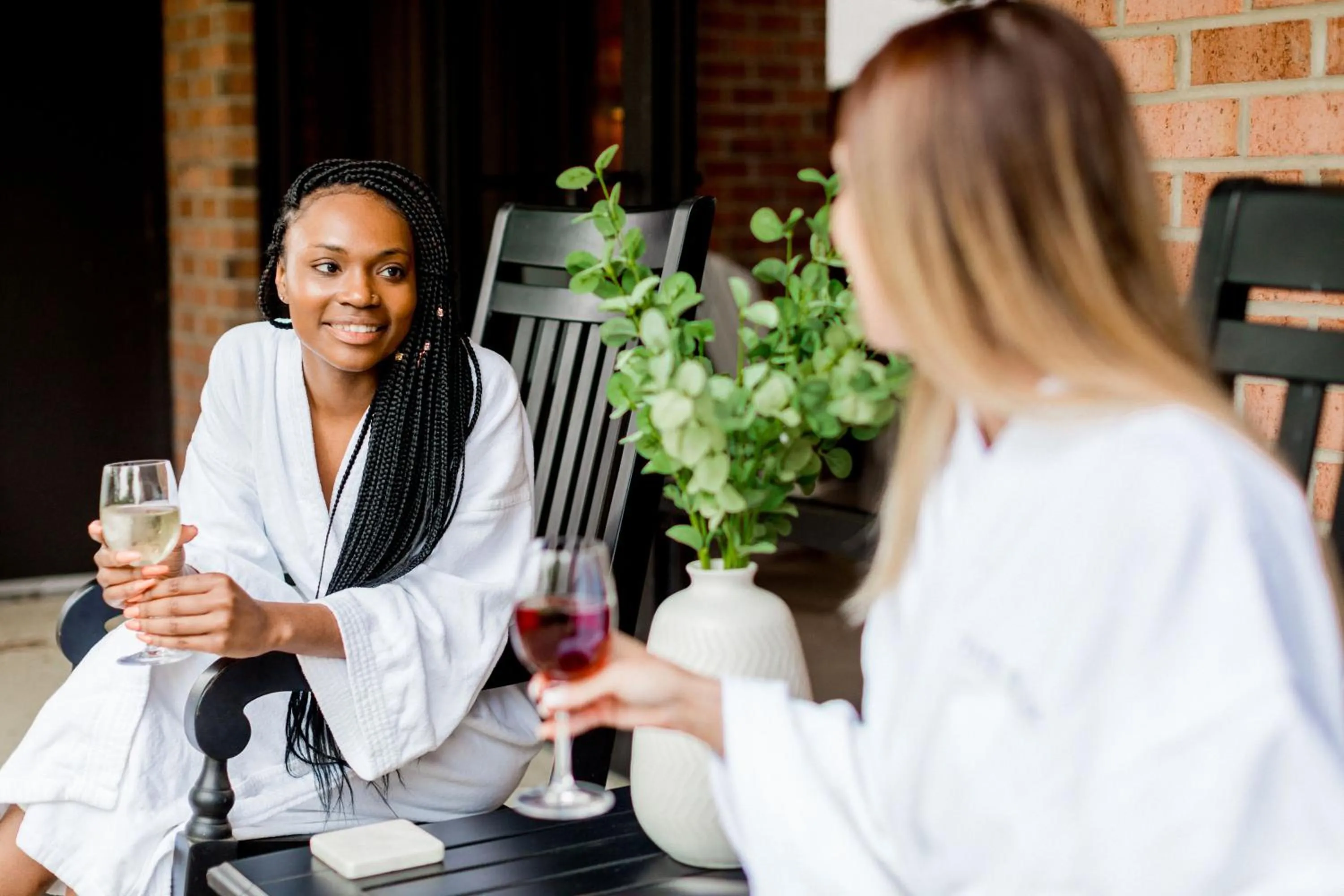 Patio in Turf Valley Resort