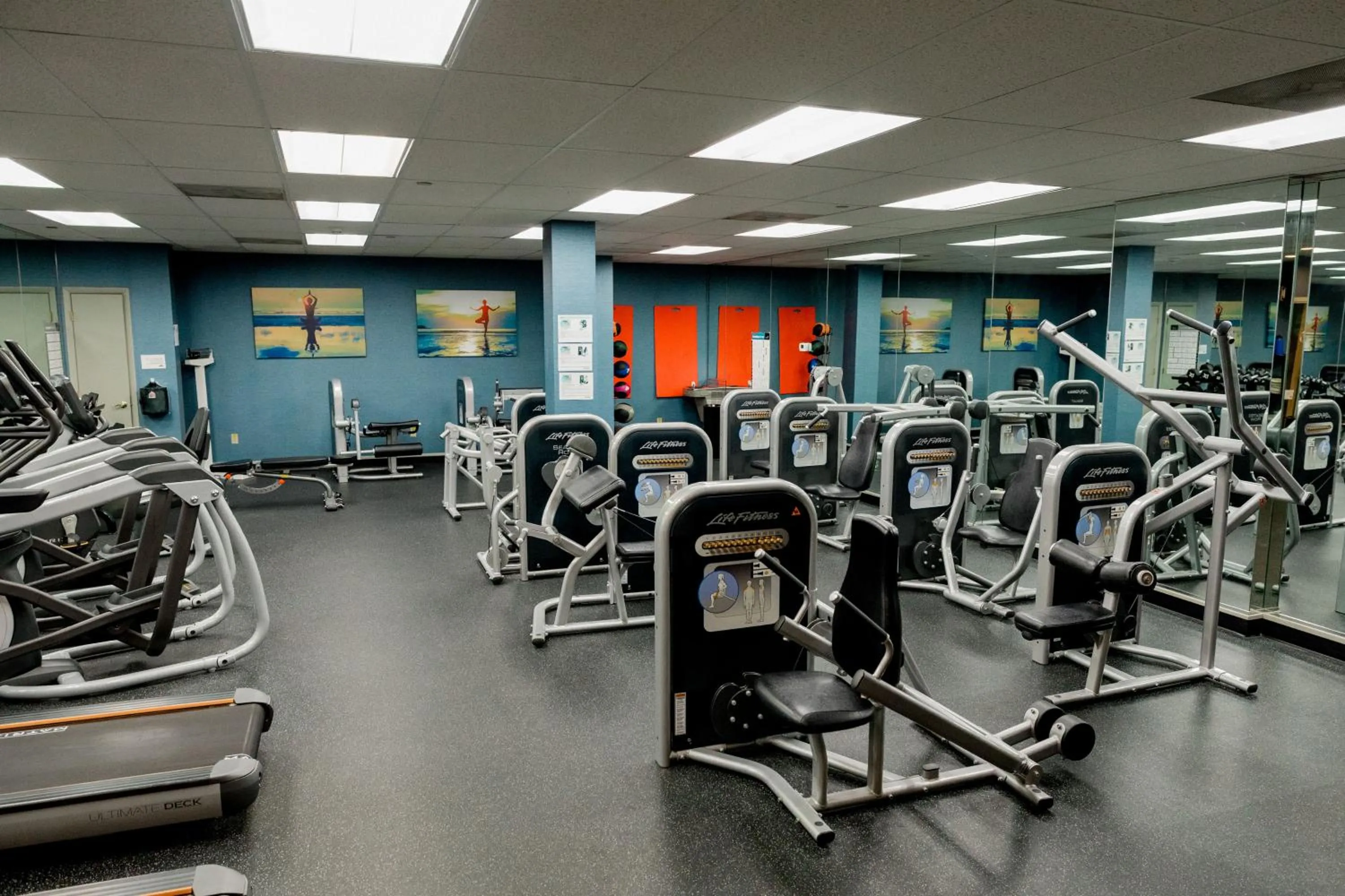 Fitness centre/facilities in Turf Valley Resort