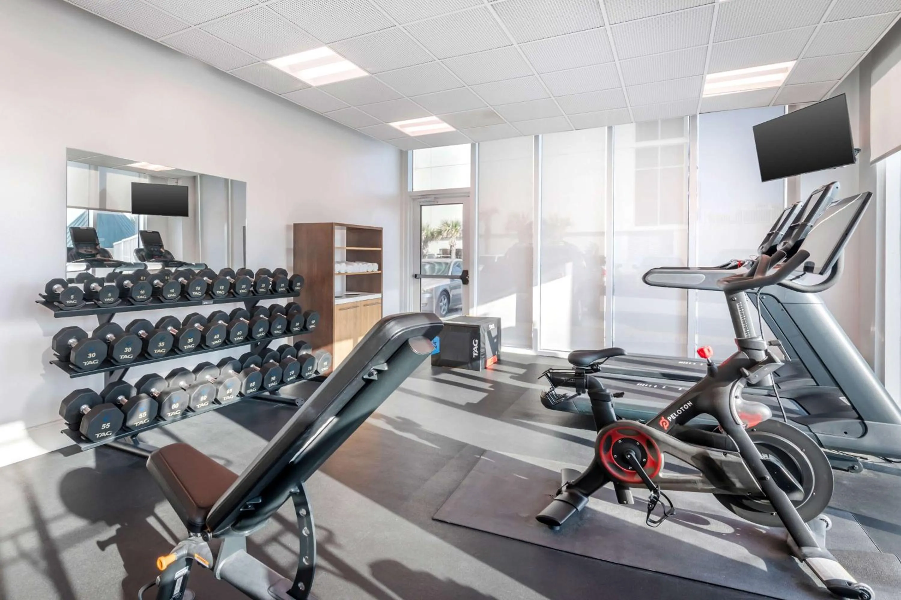 Fitness centre/facilities in Hilton Vacation Club Daytona Beach Regency