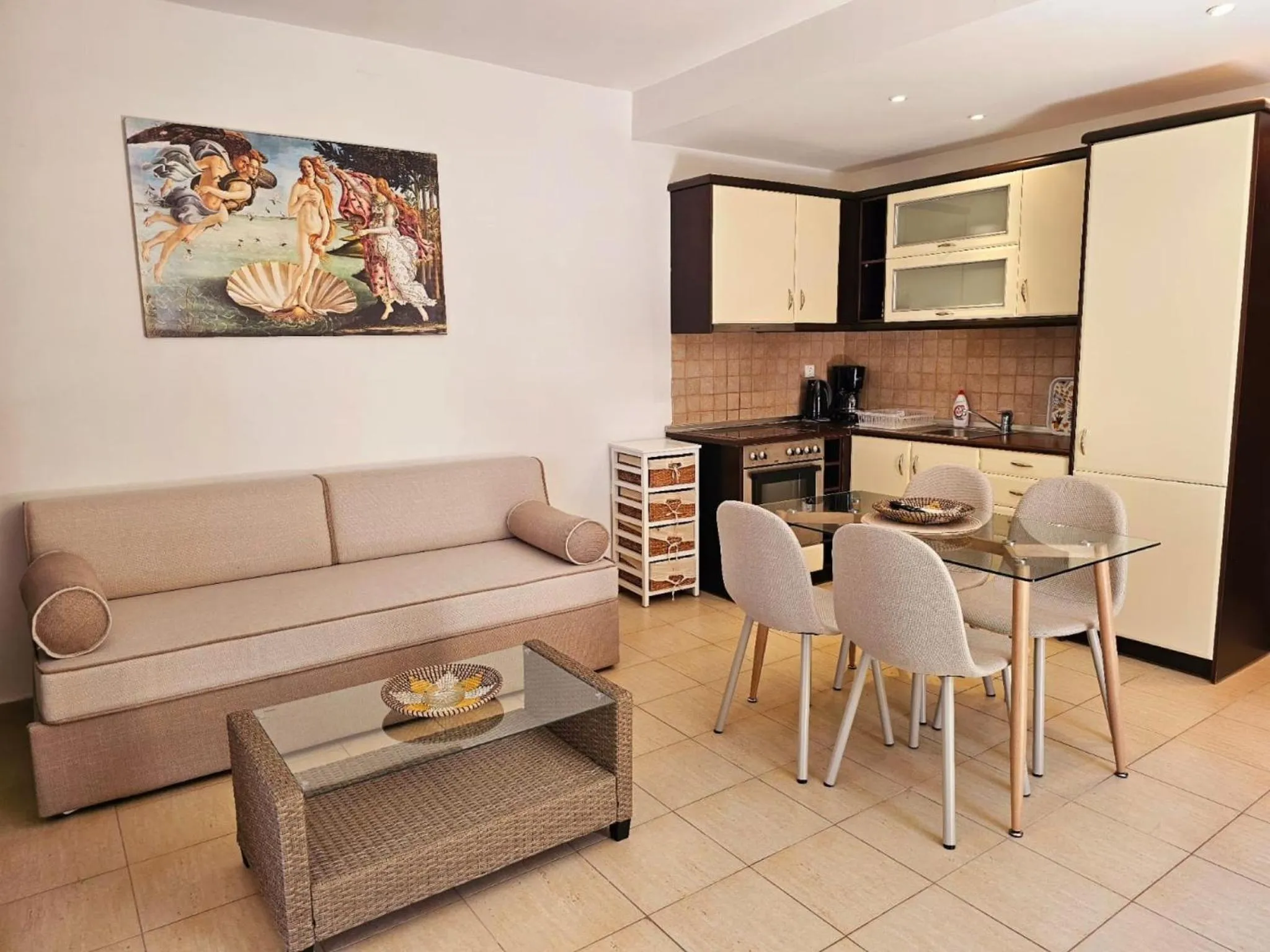 Living room in Corfu Glyfada Menigos Resort 23