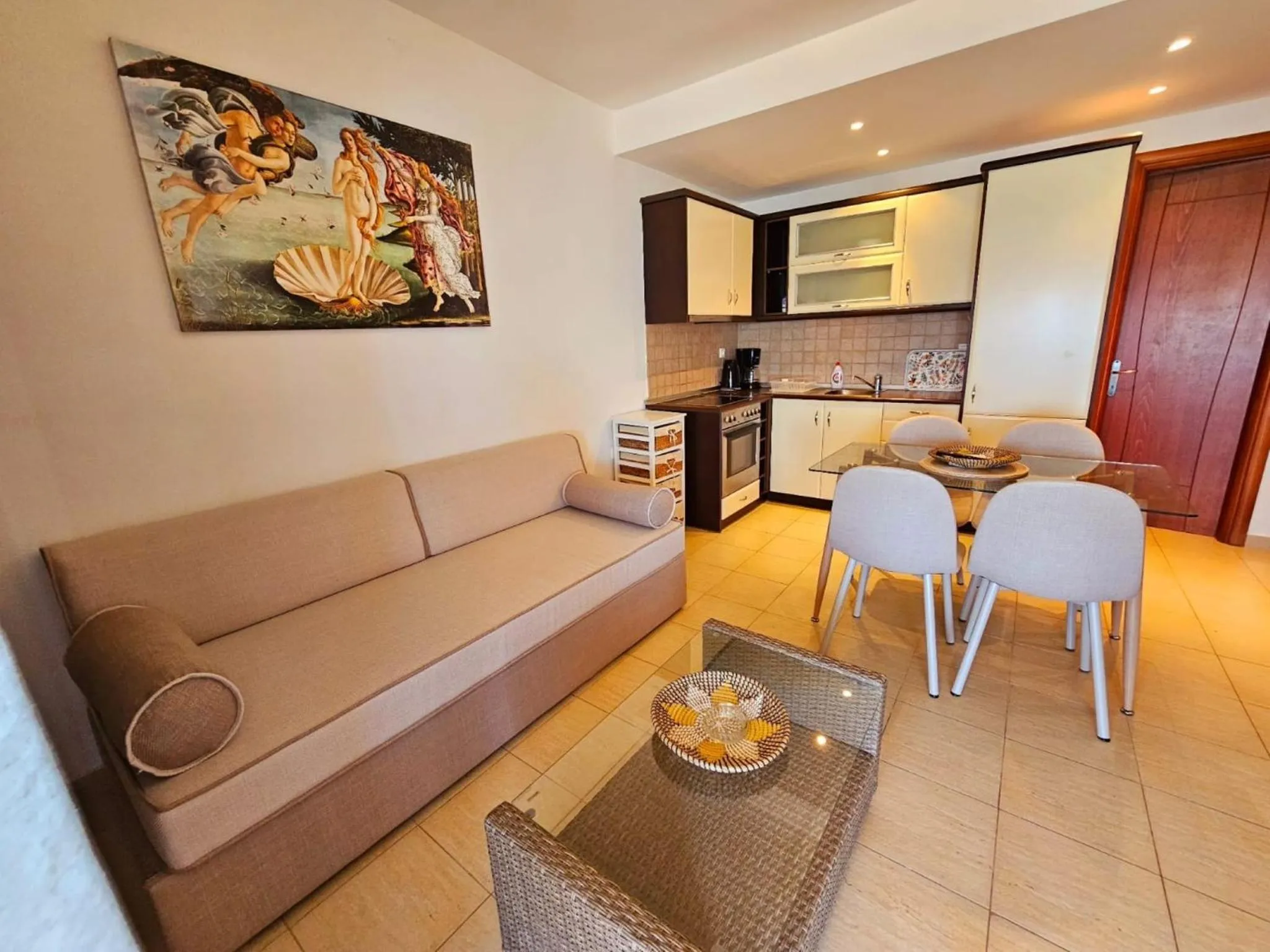 Living room in Corfu Glyfada Menigos Resort 23