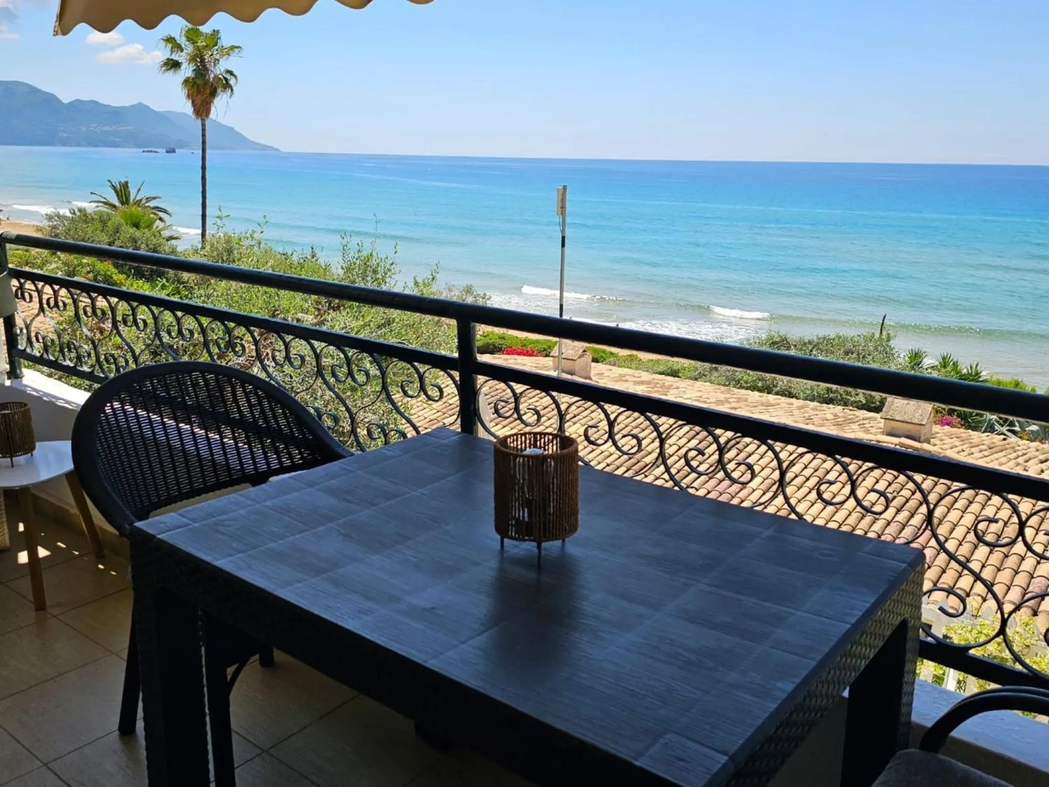 Balcony/Terrace in Corfu Glyfada Menigos Resort 23