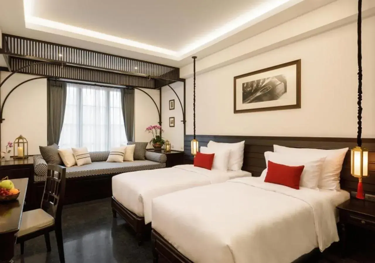 Deluxe Double or Twin Room with City View in Aksara Heritage -SHA Extra Plus Deluxe Double or Twin Room with City View in Aksara Heritage -SHA Extra Plus
