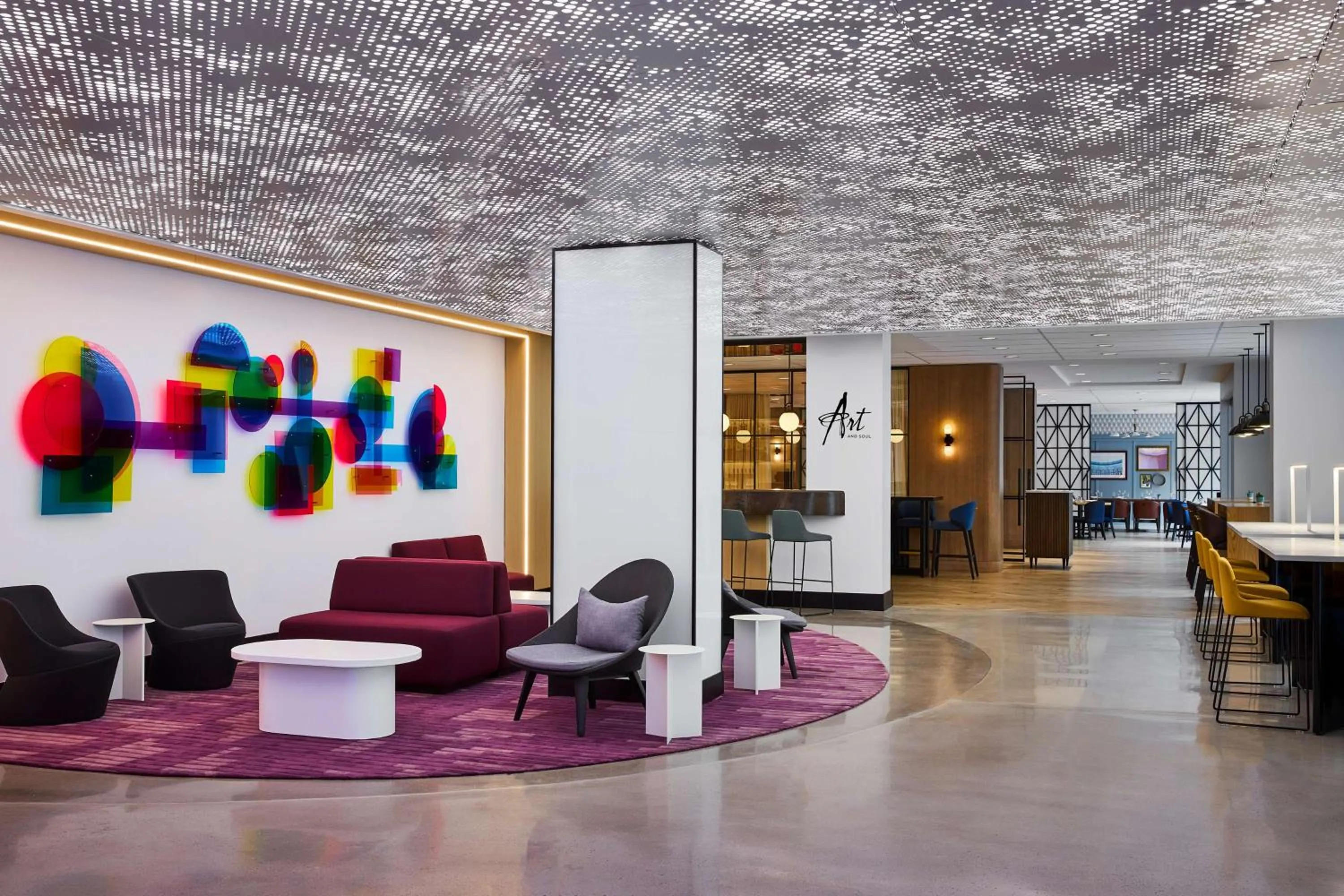 Lobby or reception in YOTEL Washington DC