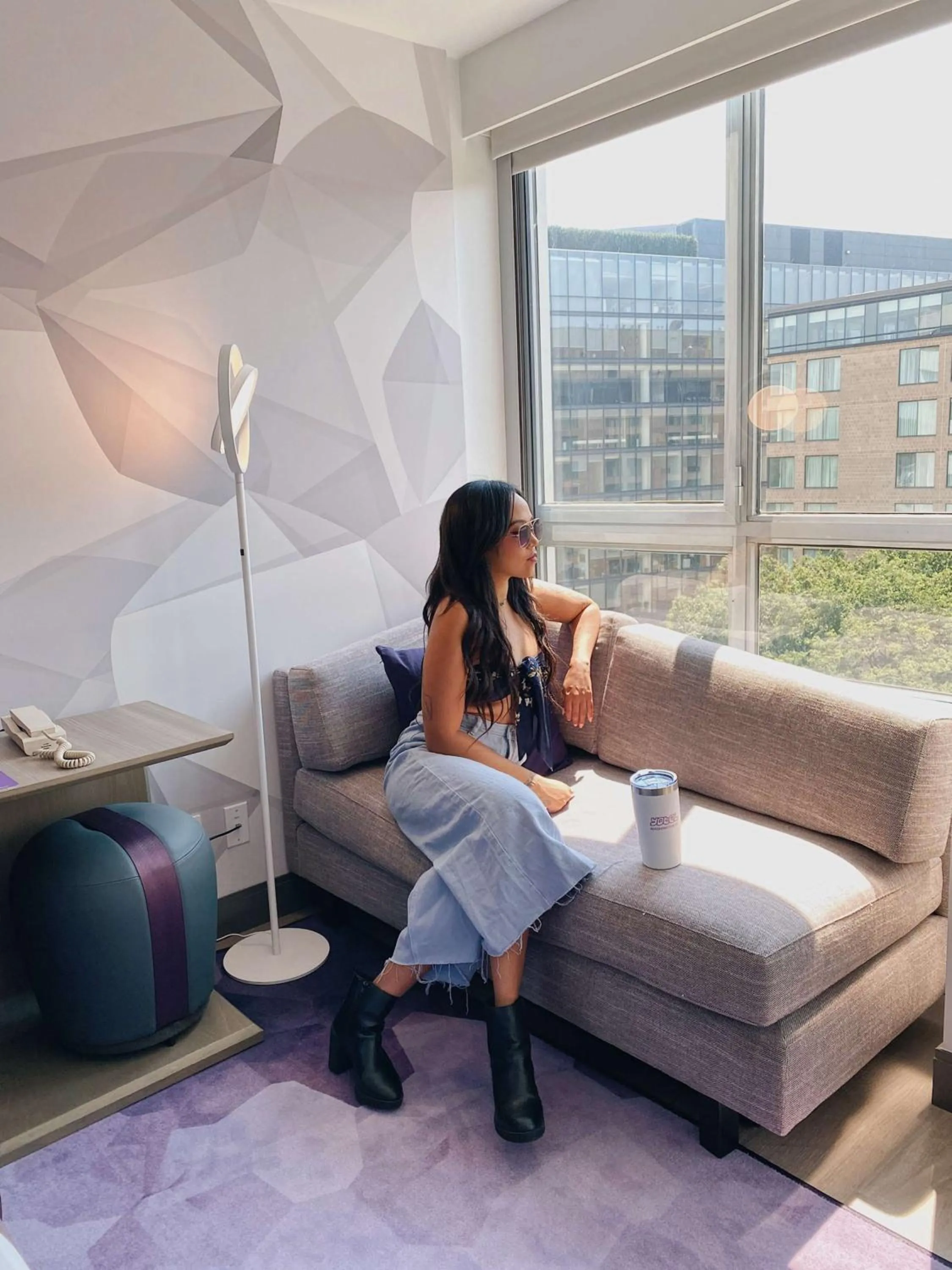 Photo of the whole room in YOTEL Washington DC