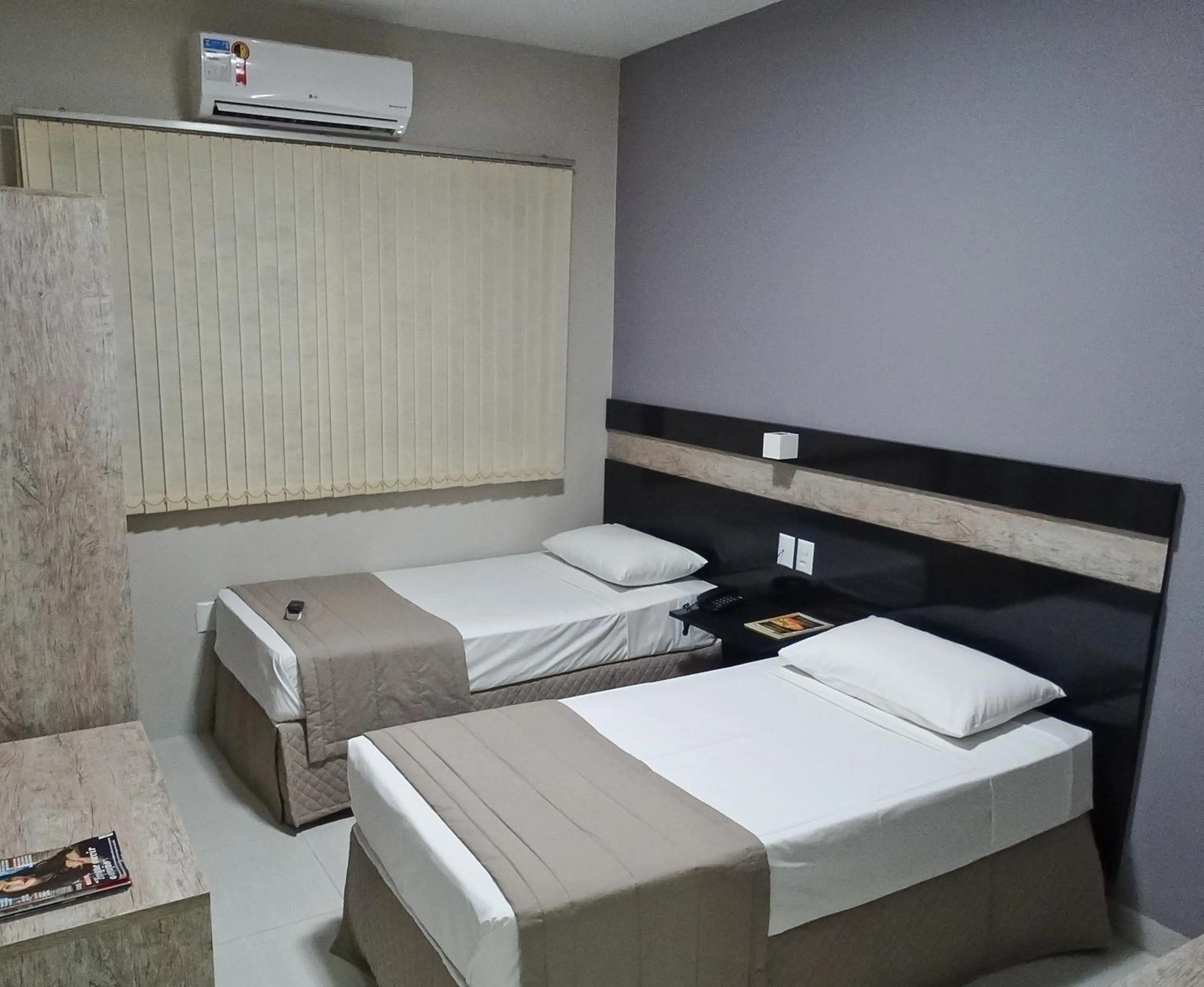 Bed in Riviera Pantanal Hotel