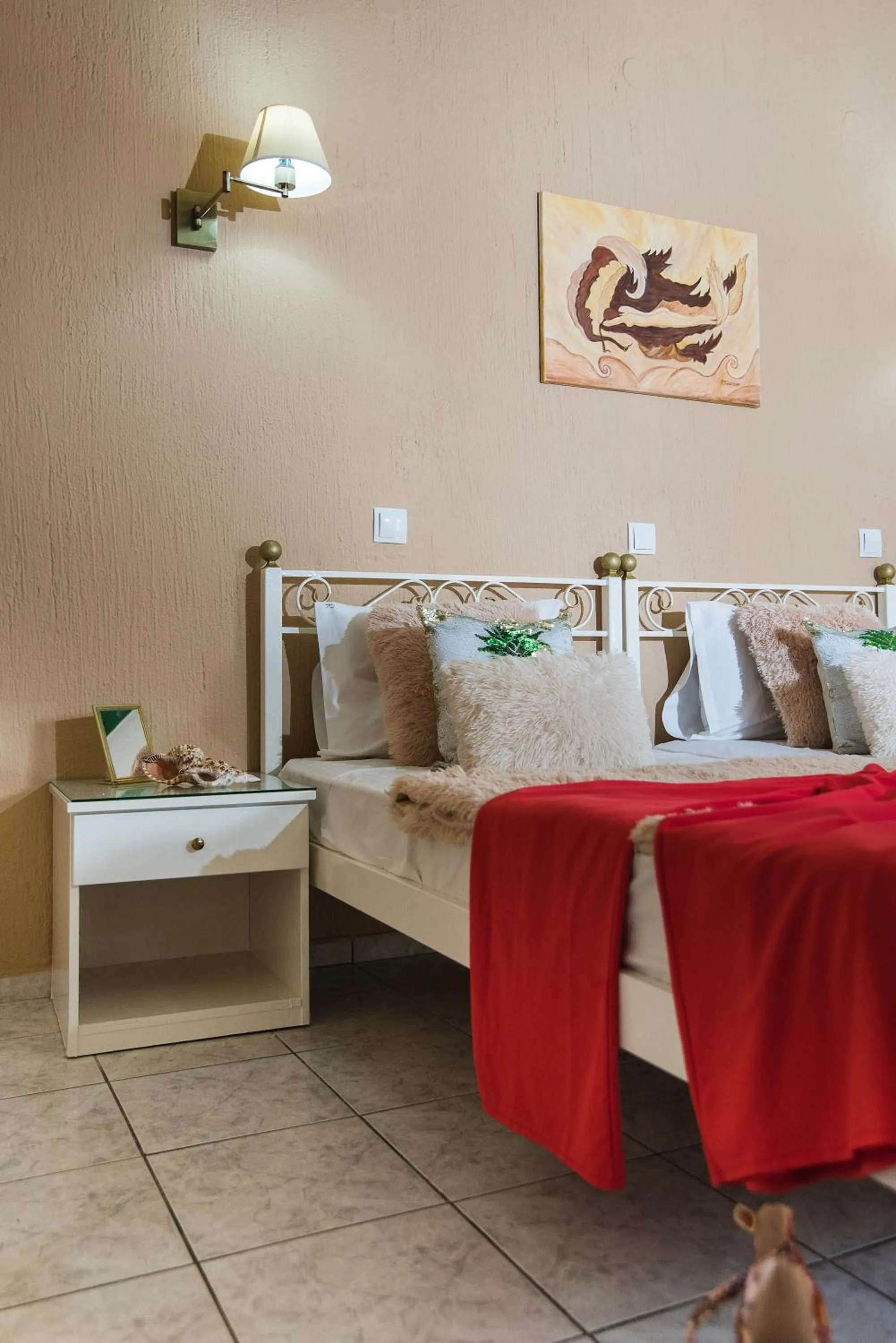 Bed in Oasis Studios