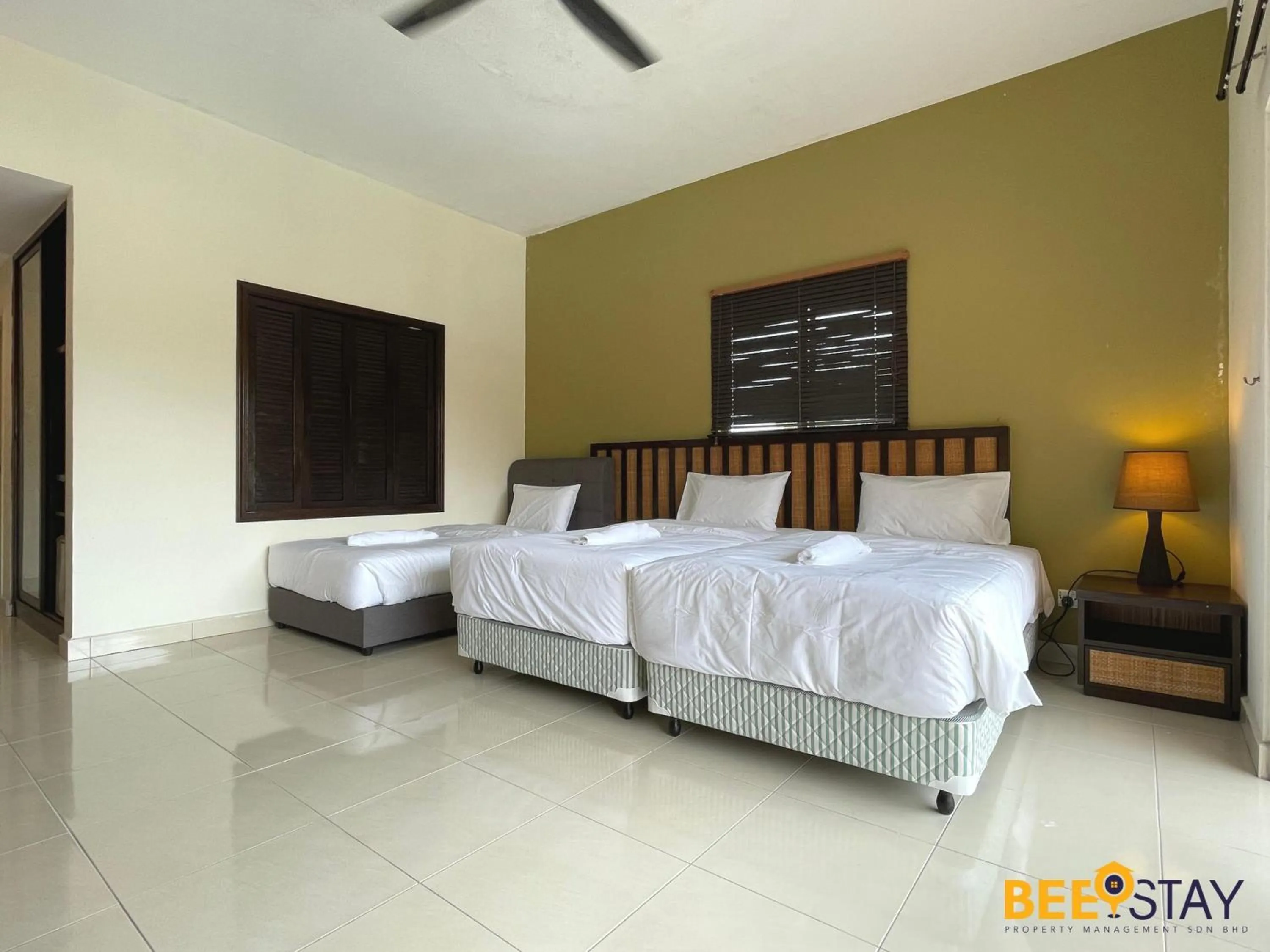 Bedroom, Bed in Gold Coast Morib Themepark View Studio