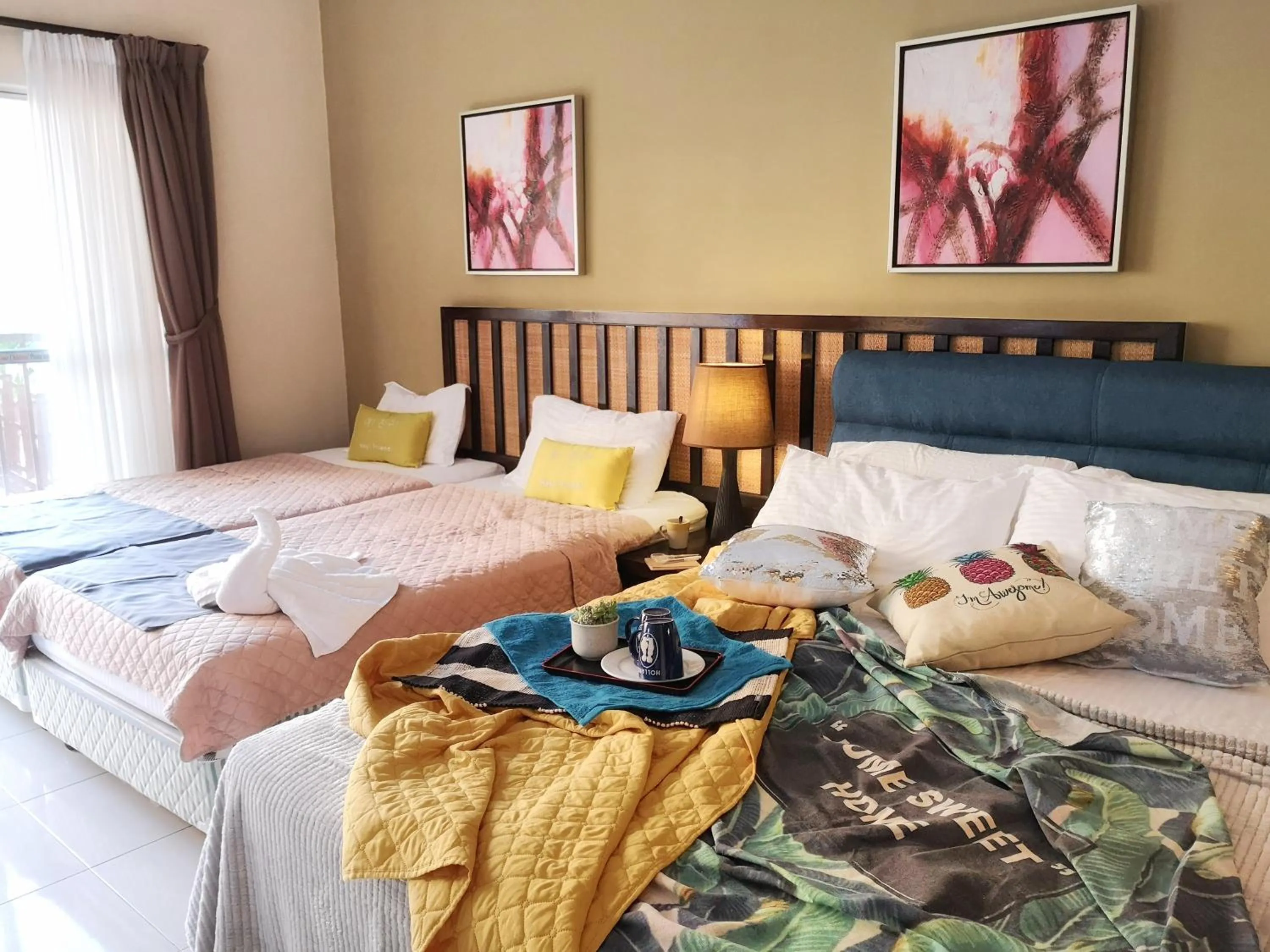 Bed in Gold Coast Morib Themepark View Studio