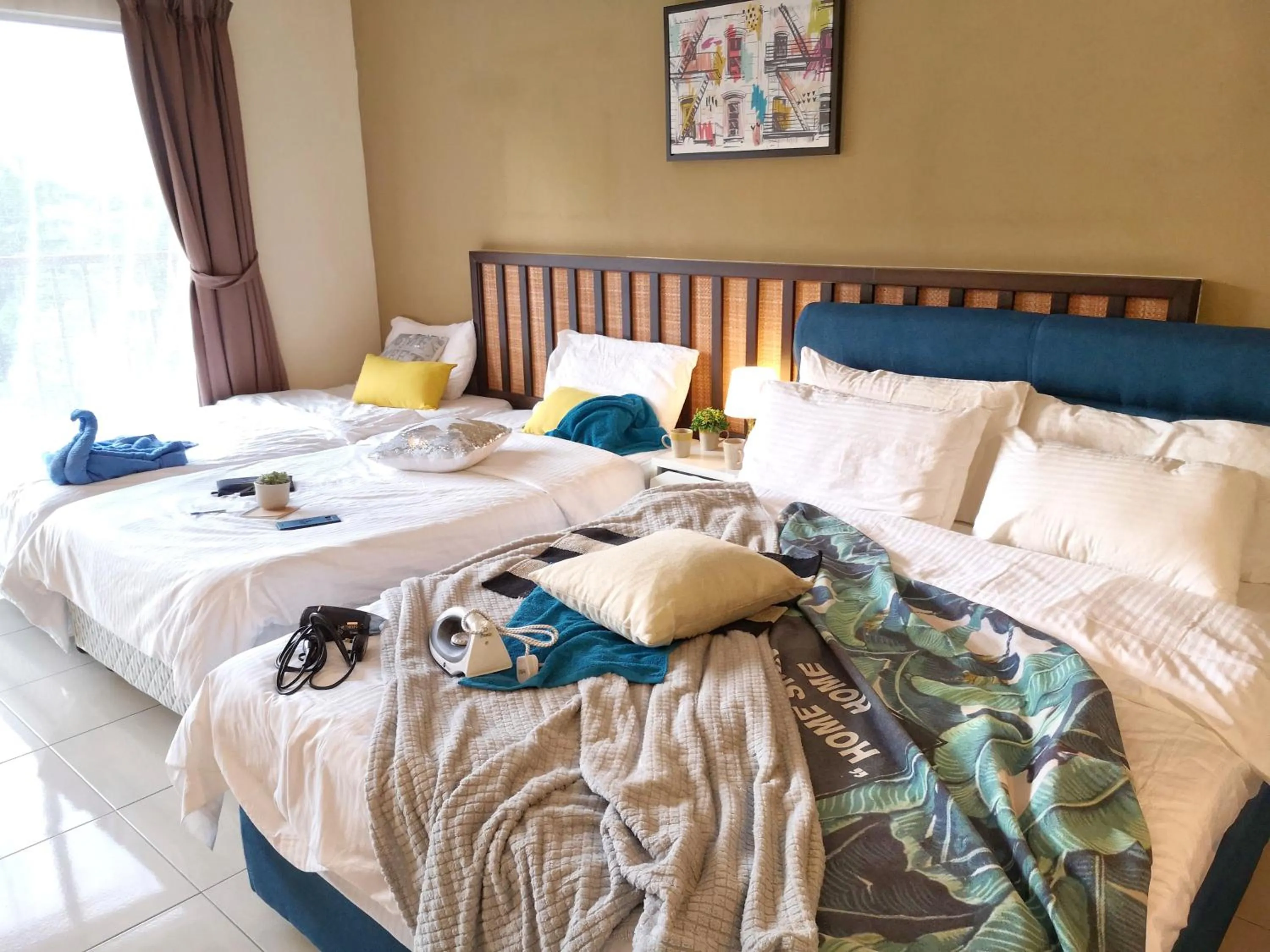 Bed in Gold Coast Morib Themepark View Studio