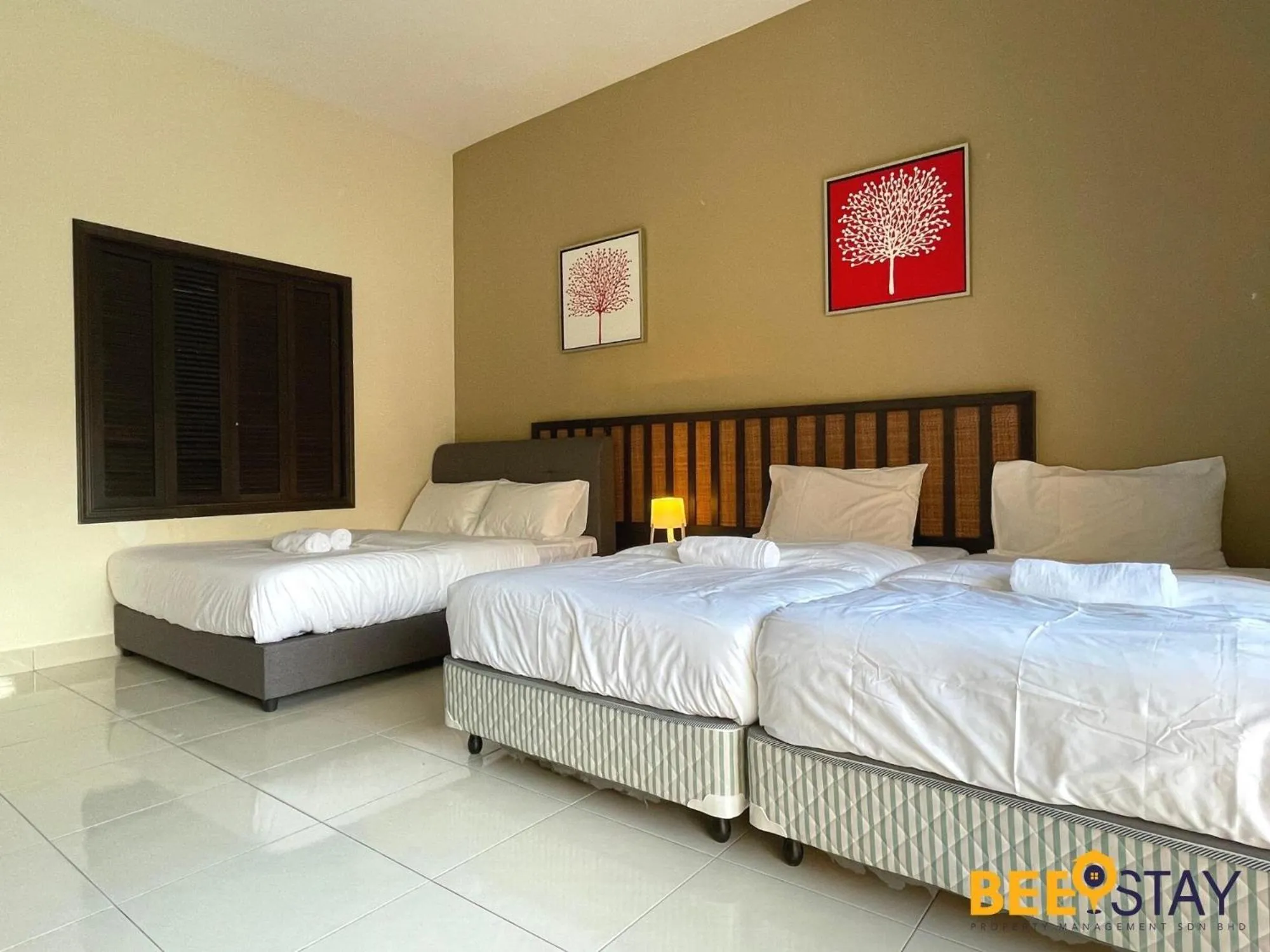 Bed in Gold Coast Morib Themepark View Studio