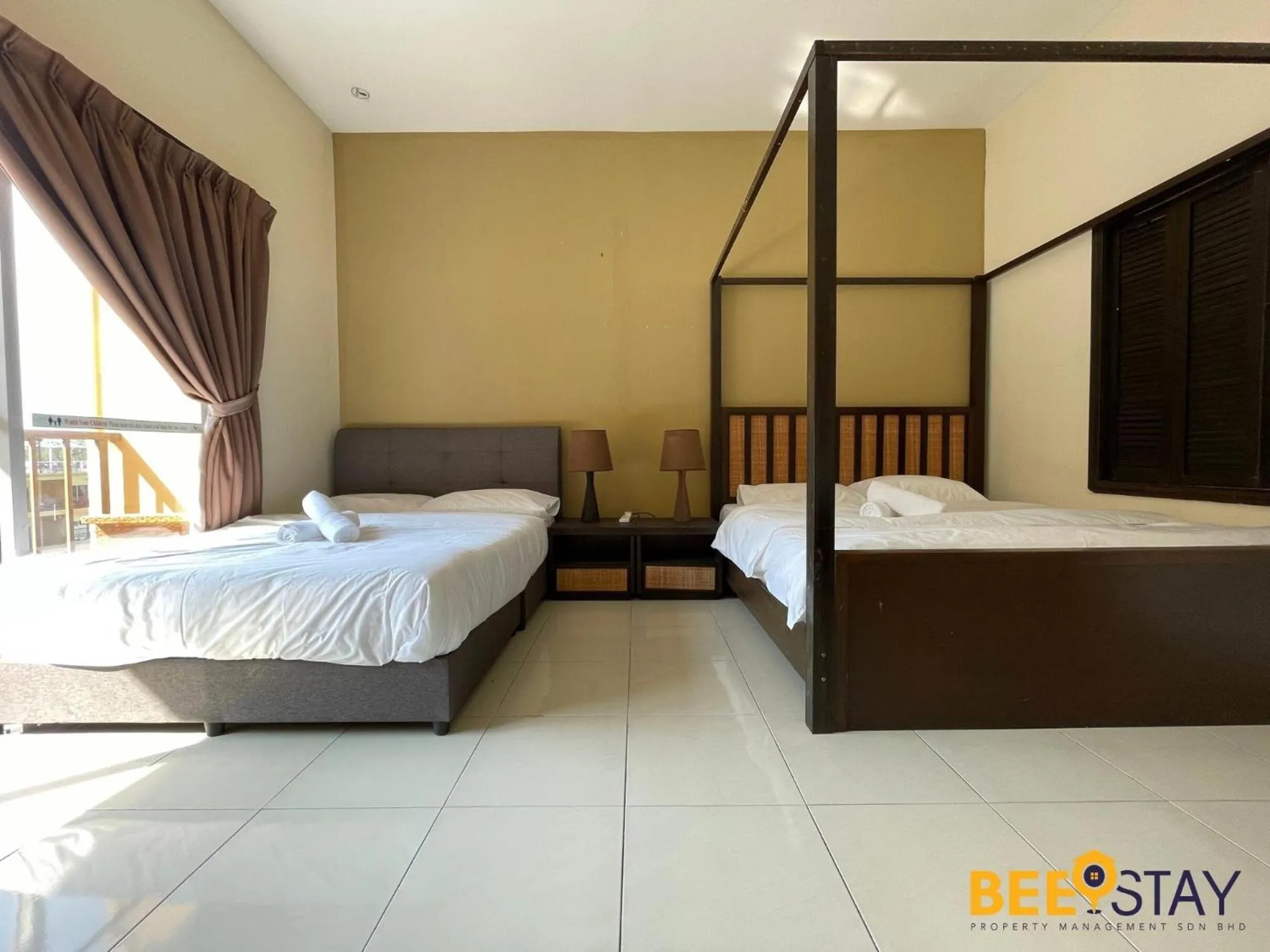 Bed in Gold Coast Morib Themepark View Studio