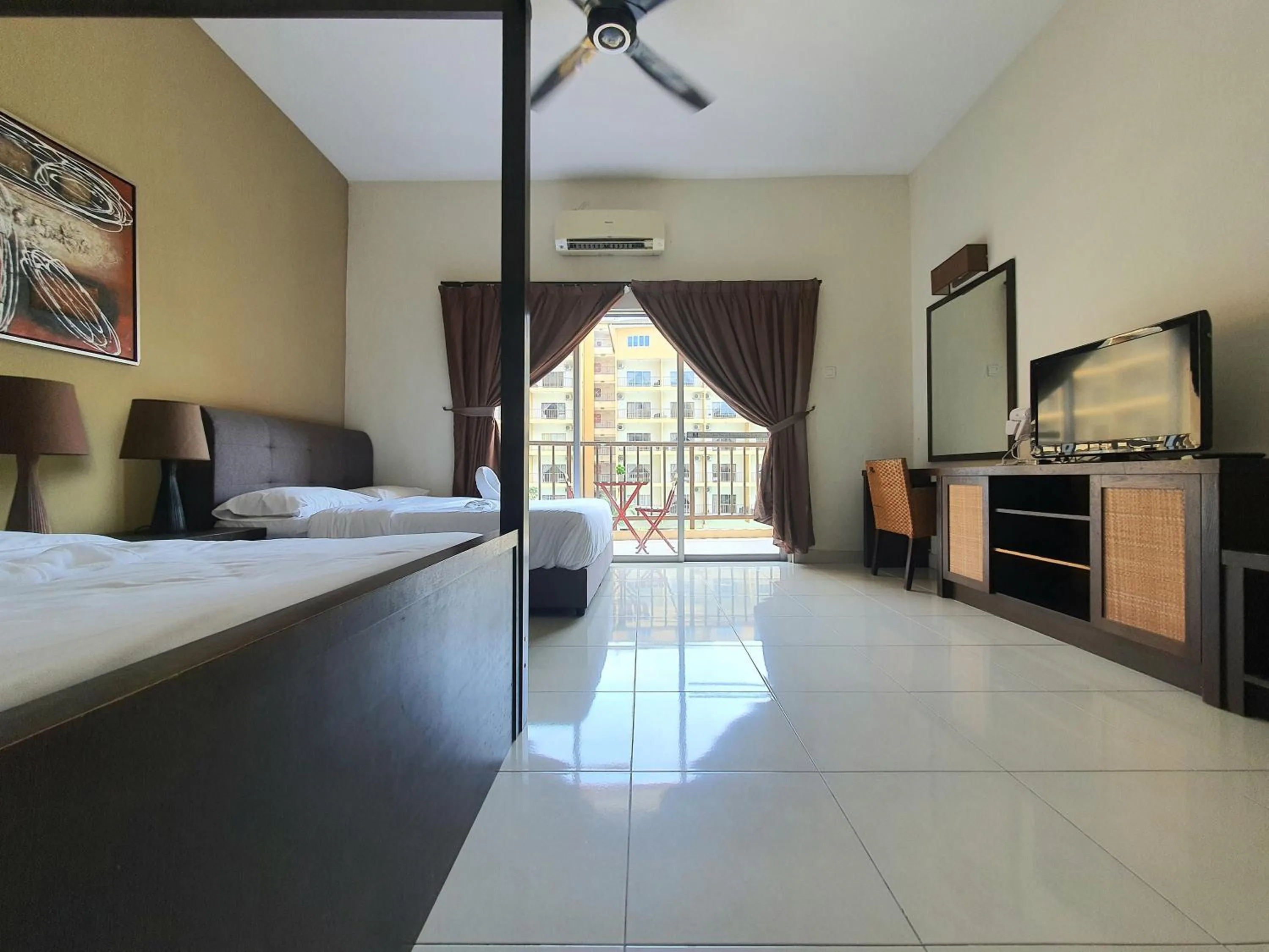 Bed in Gold Coast Morib Themepark View Studio