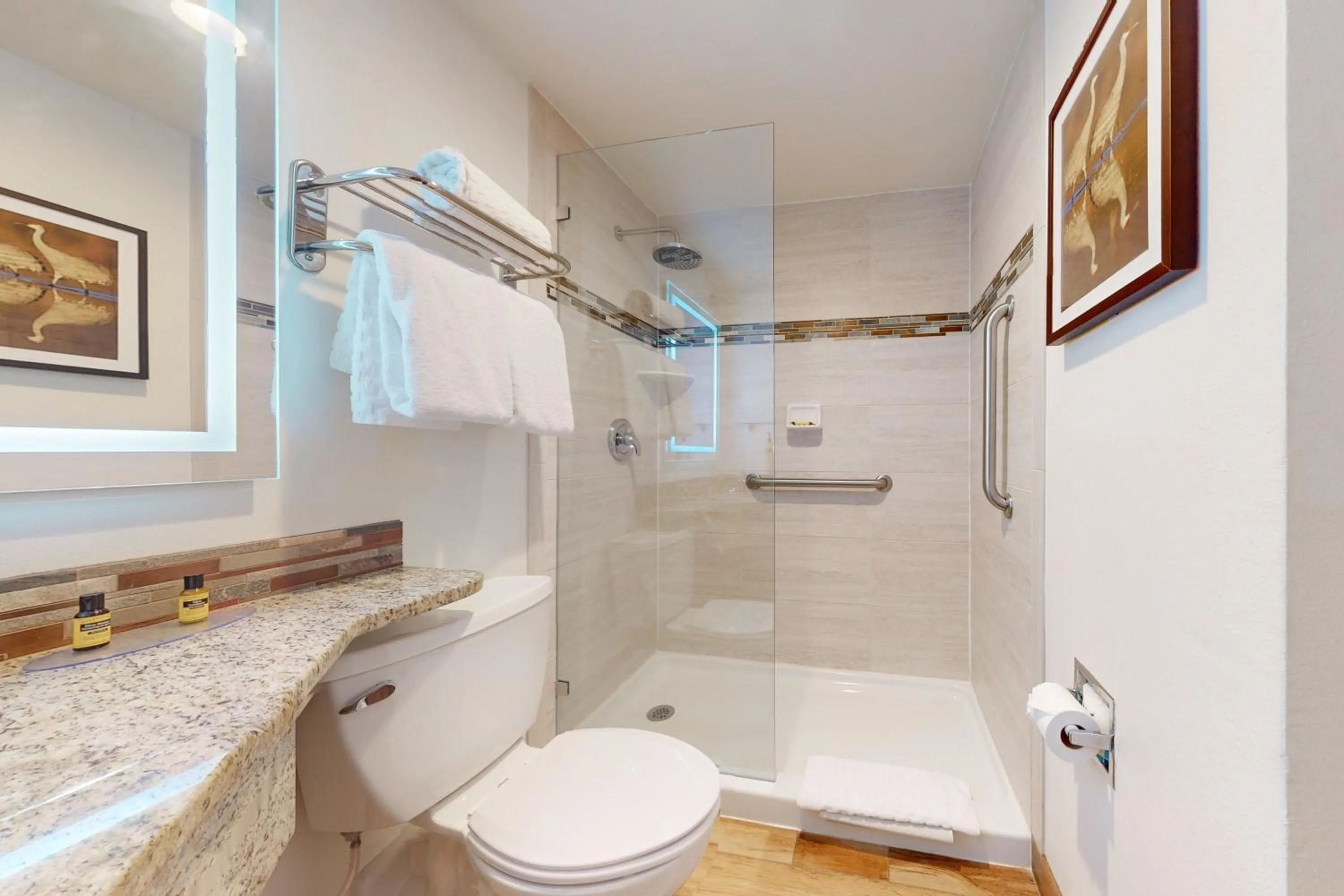 Shower in Best Western Plus Rio Grande Inn