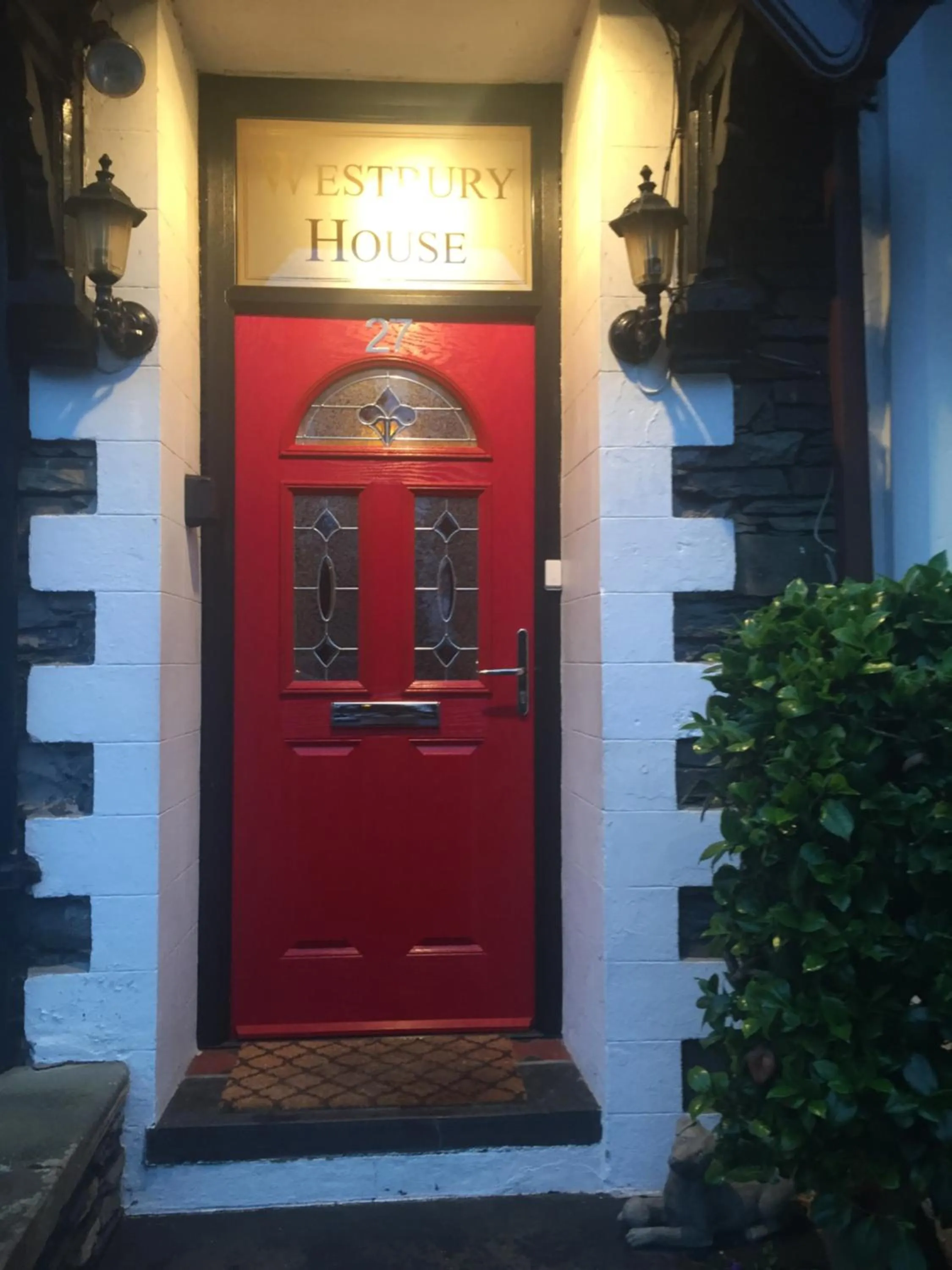 Facade/entrance in Westbury House