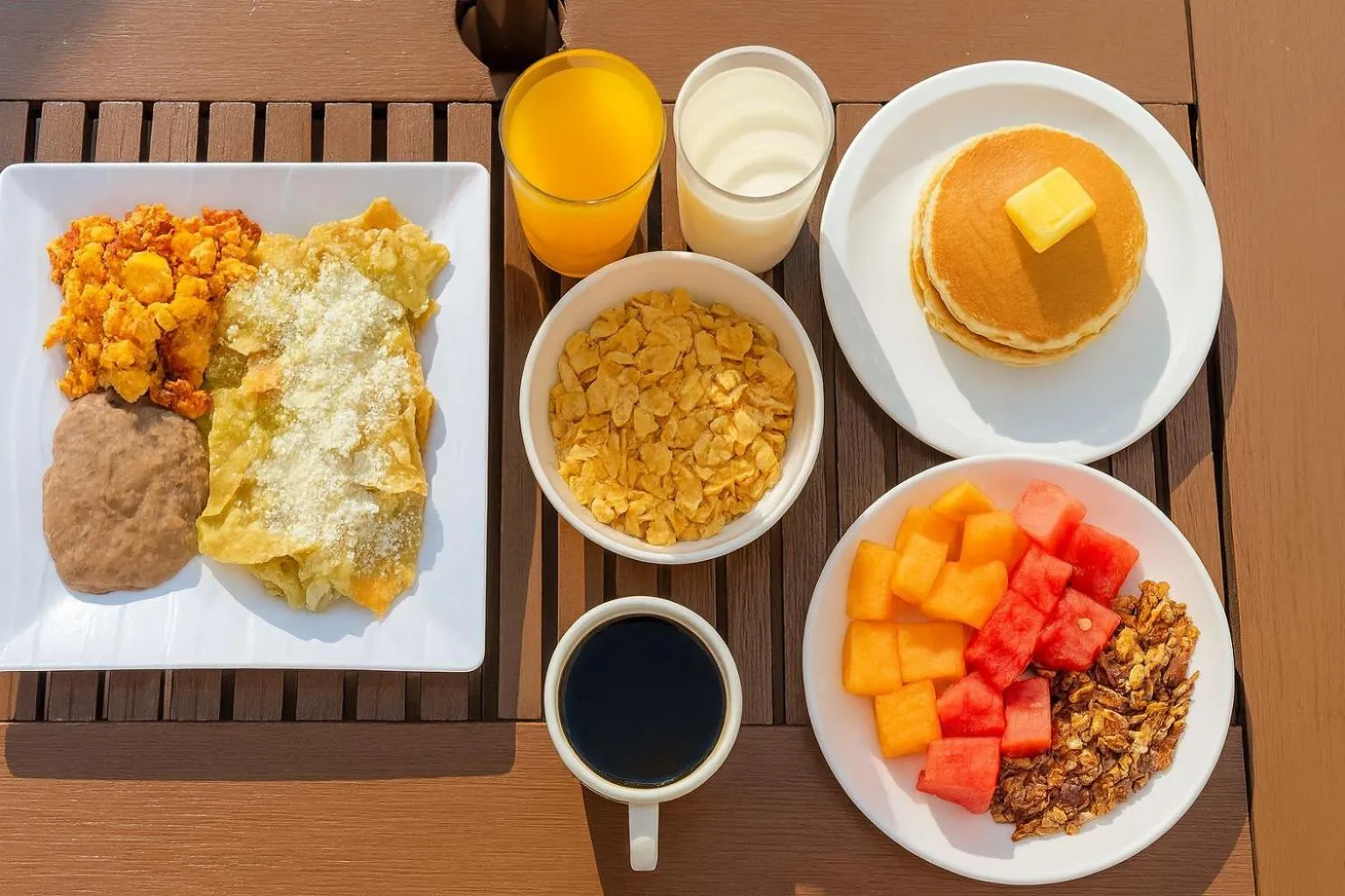 Buffet breakfast in Intercity Zapopan