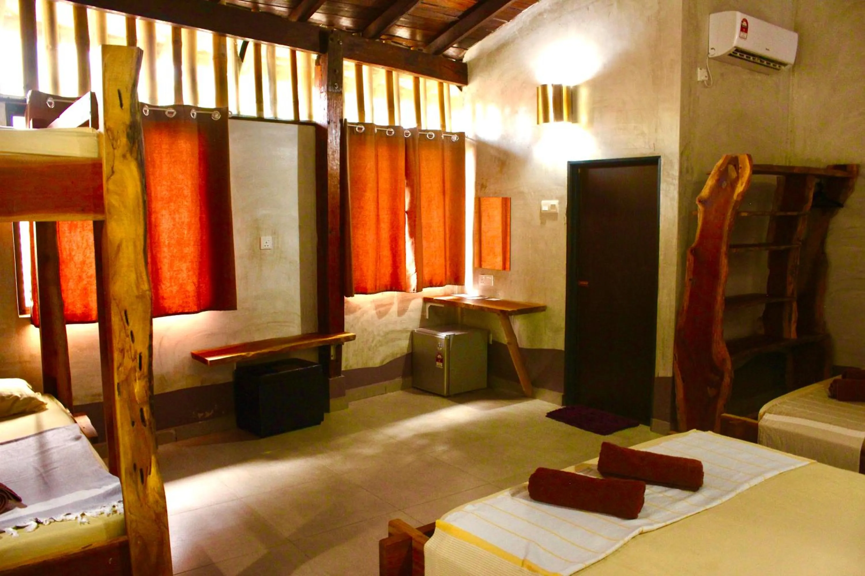 Bedroom, Bed in Bamboo Cottage Langkawi