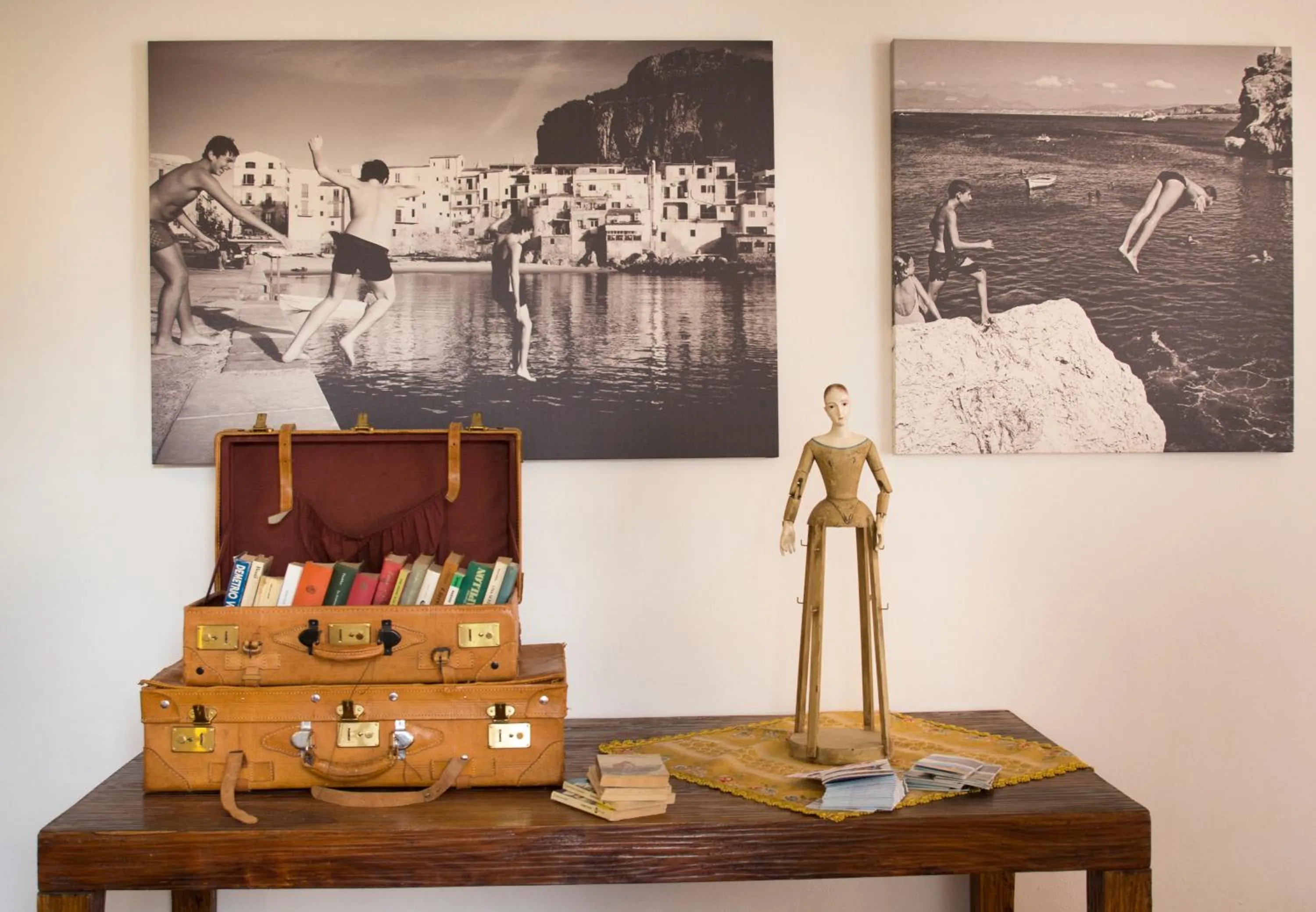 Library in B&B Villa Accademia