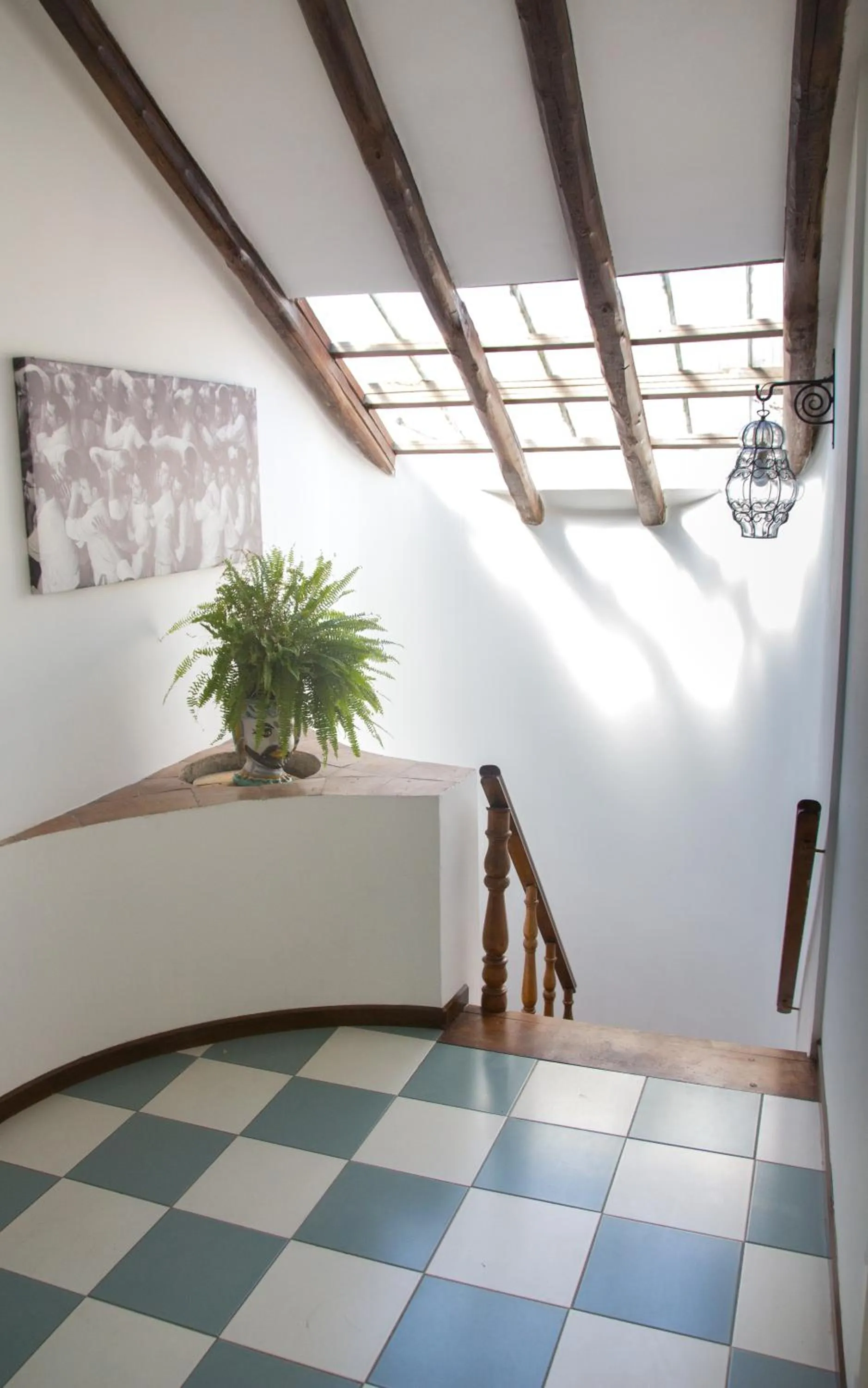 Communal lounge/ TV room in B&B Villa Accademia